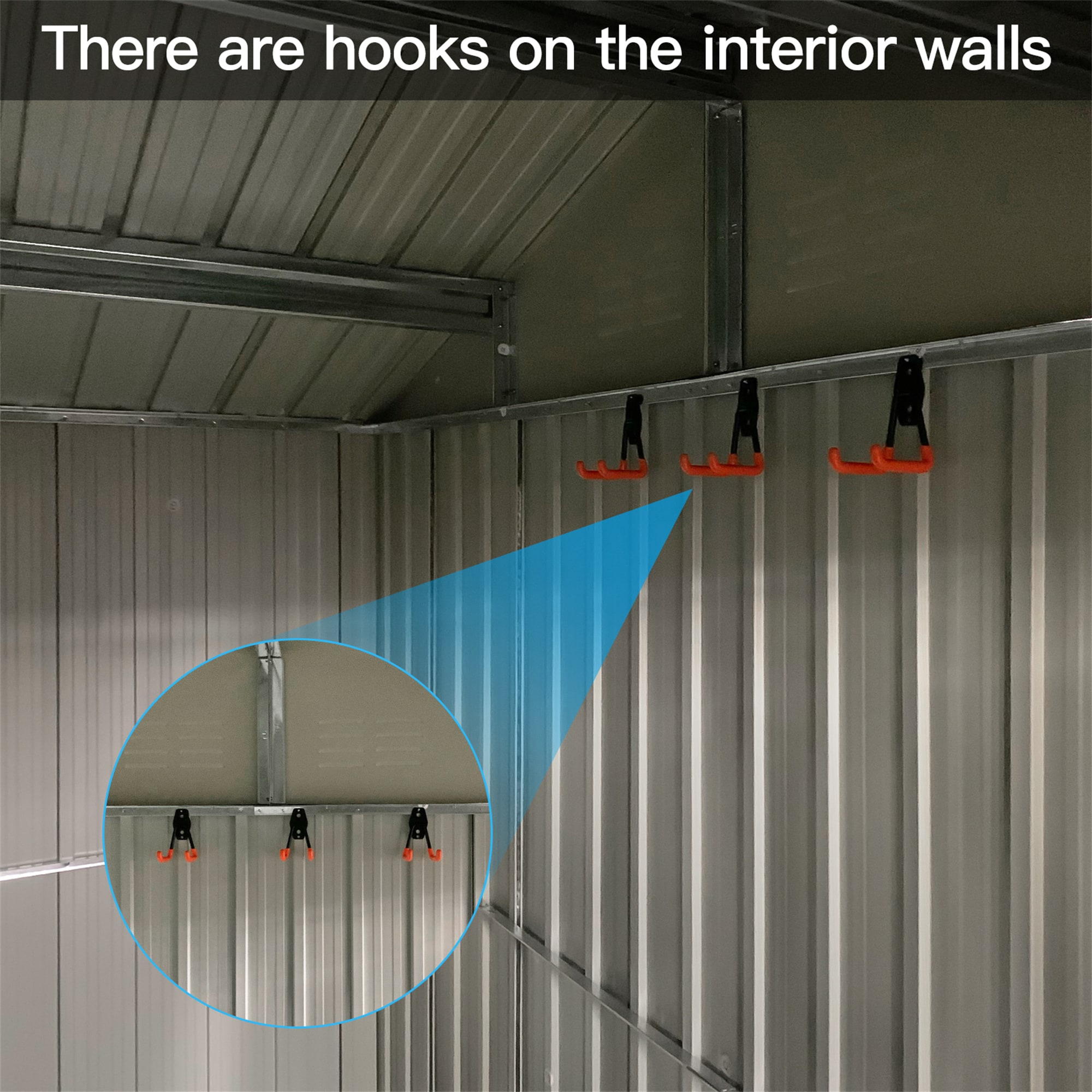 BABOOM BOM-250056-OR Metal-Storage-Buildings-Sheds - View #5