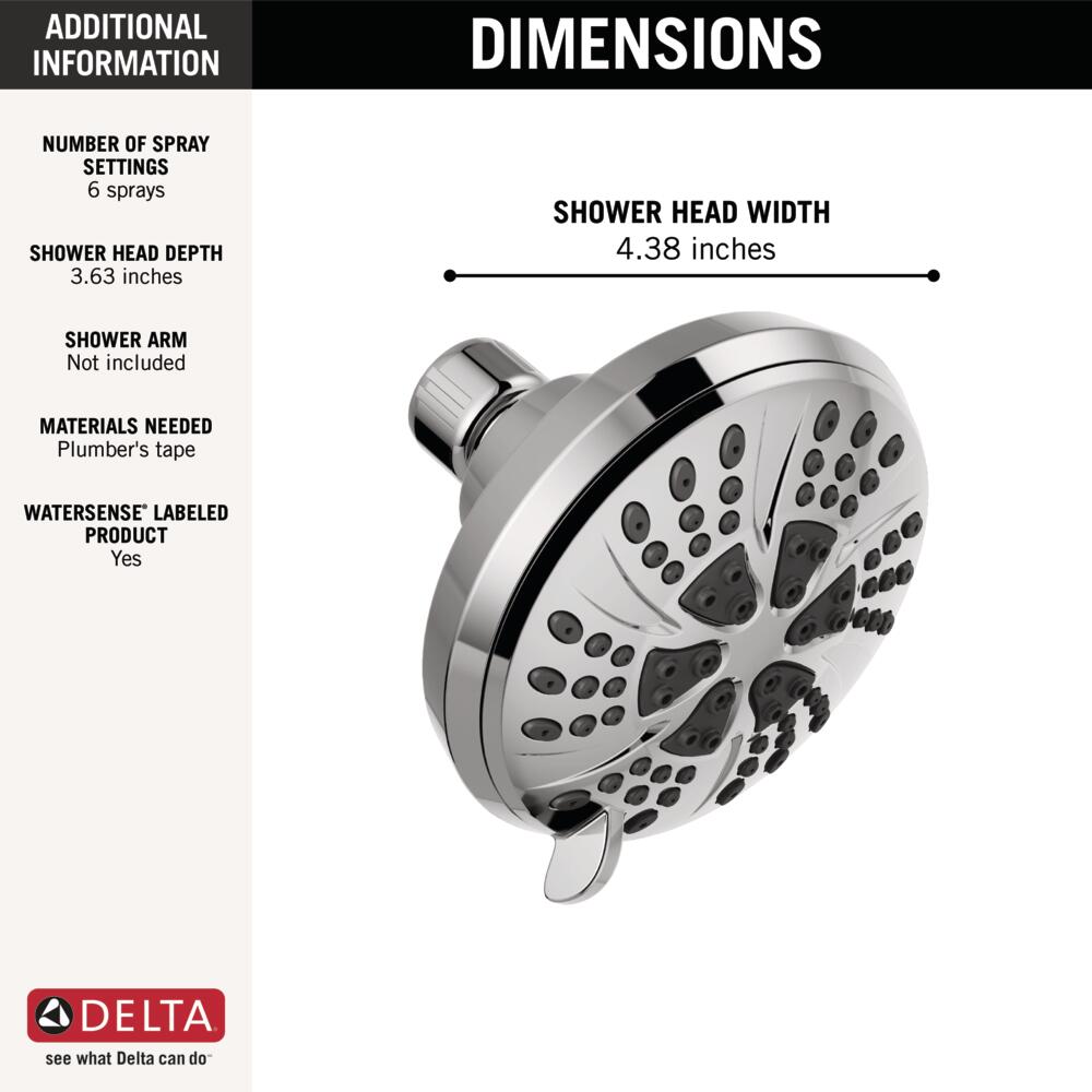 Delta 75661 Fixed-Showerhead - View #3
