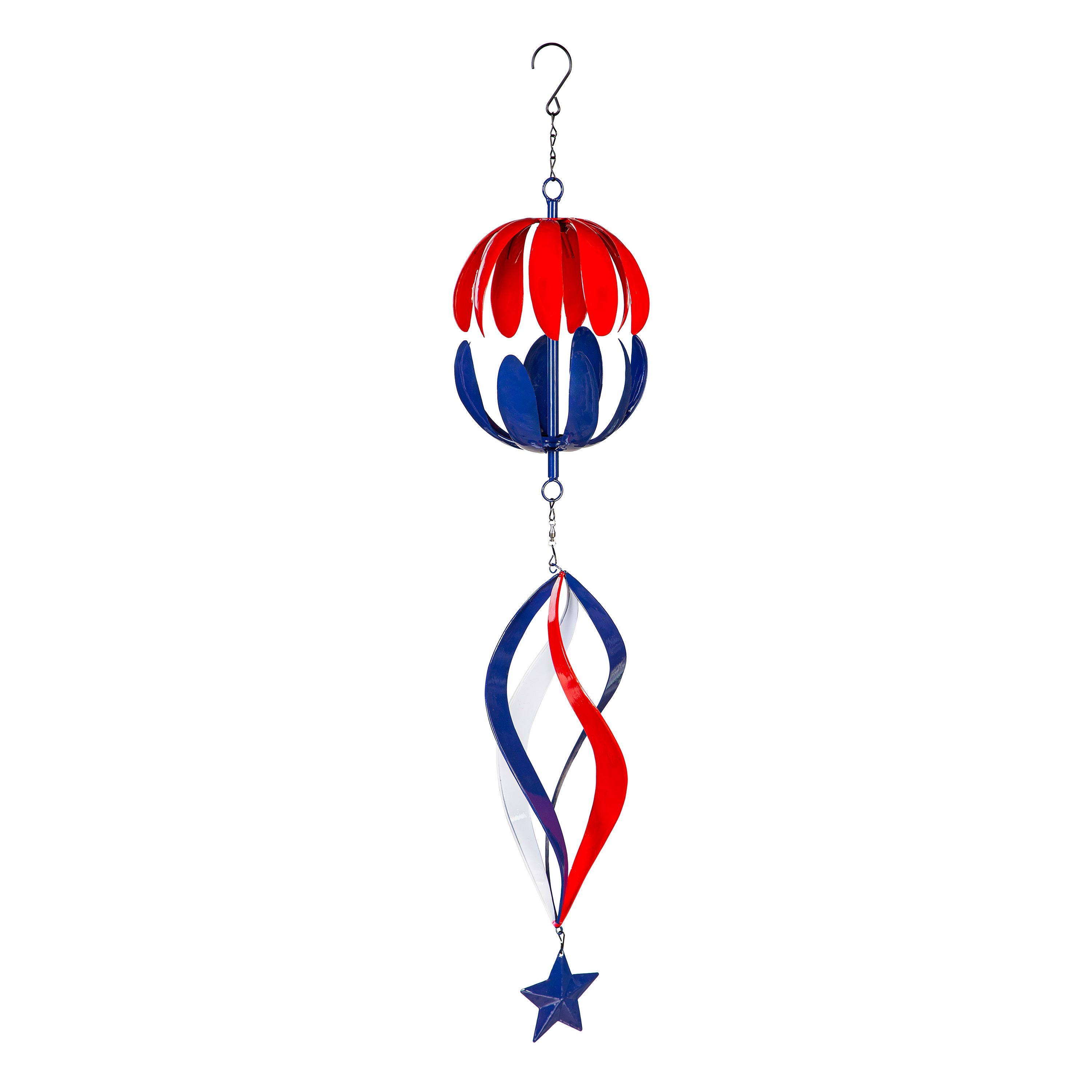 Evergreen Multi-color Aluminum Wind Spinner #47M5844