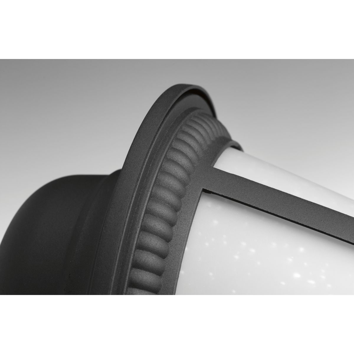 Westport Black Glass LED Flush Mount Light