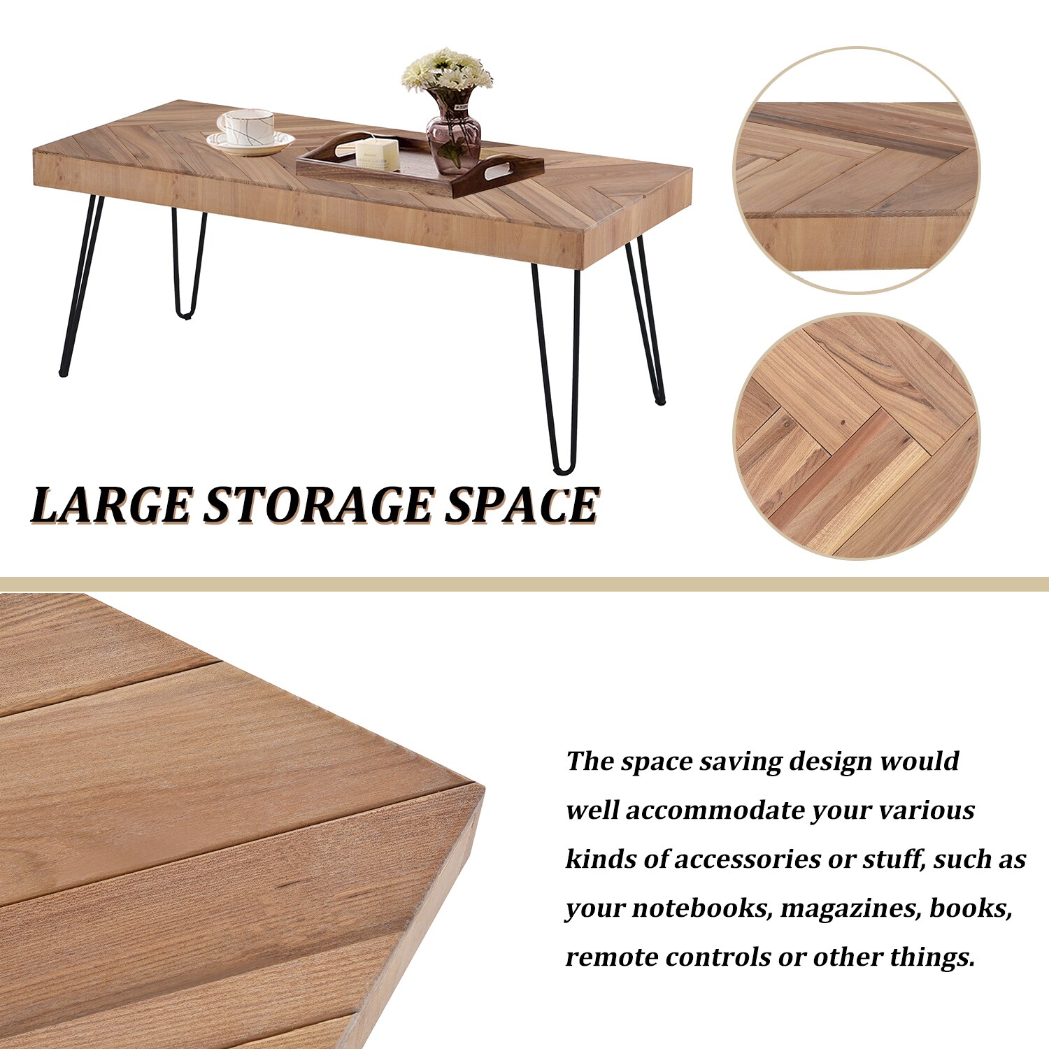 Clihome OTCH-190111-2AL Coffee-Tables - View #5
