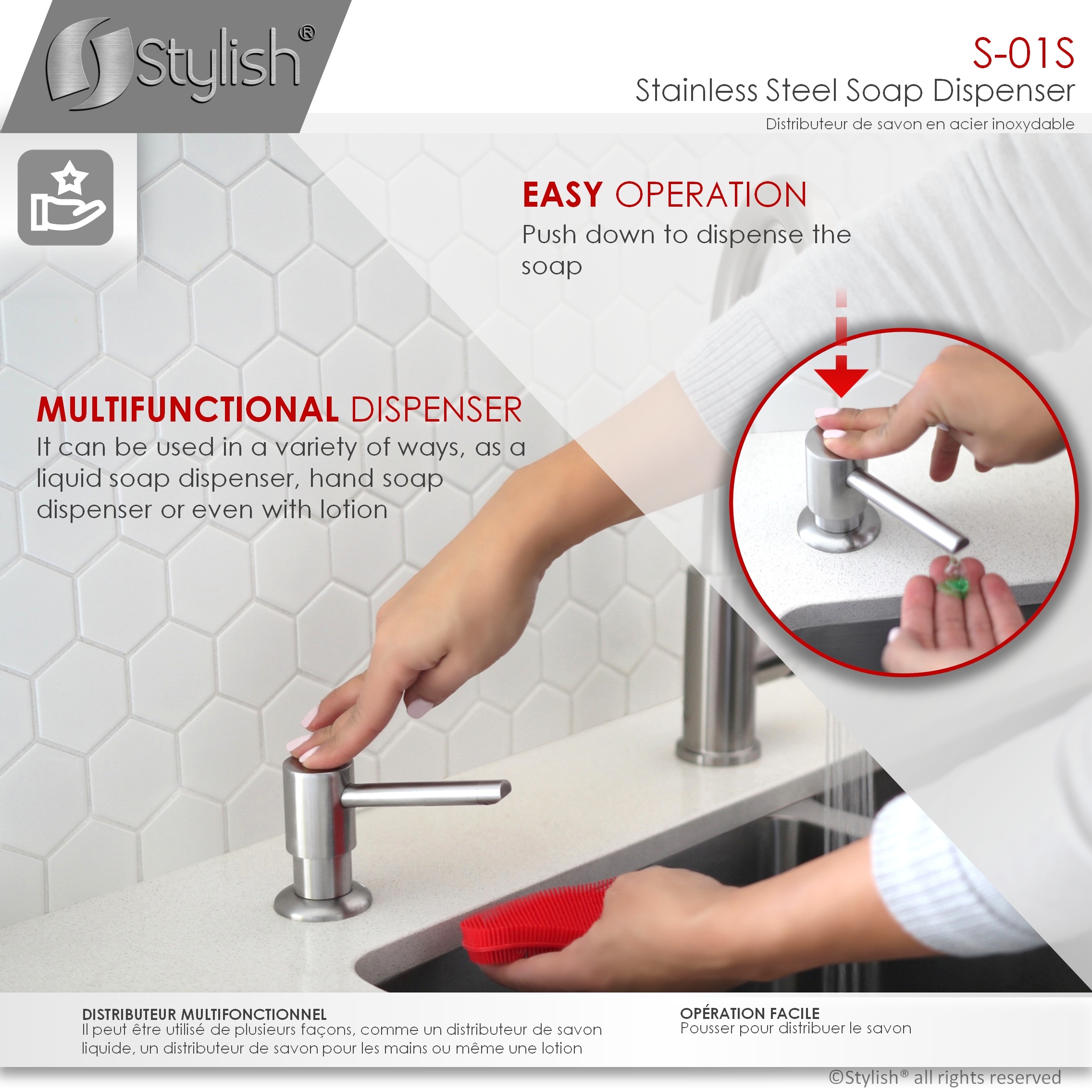 Stylish K130SS01S Kitchen-Faucets - View #8
