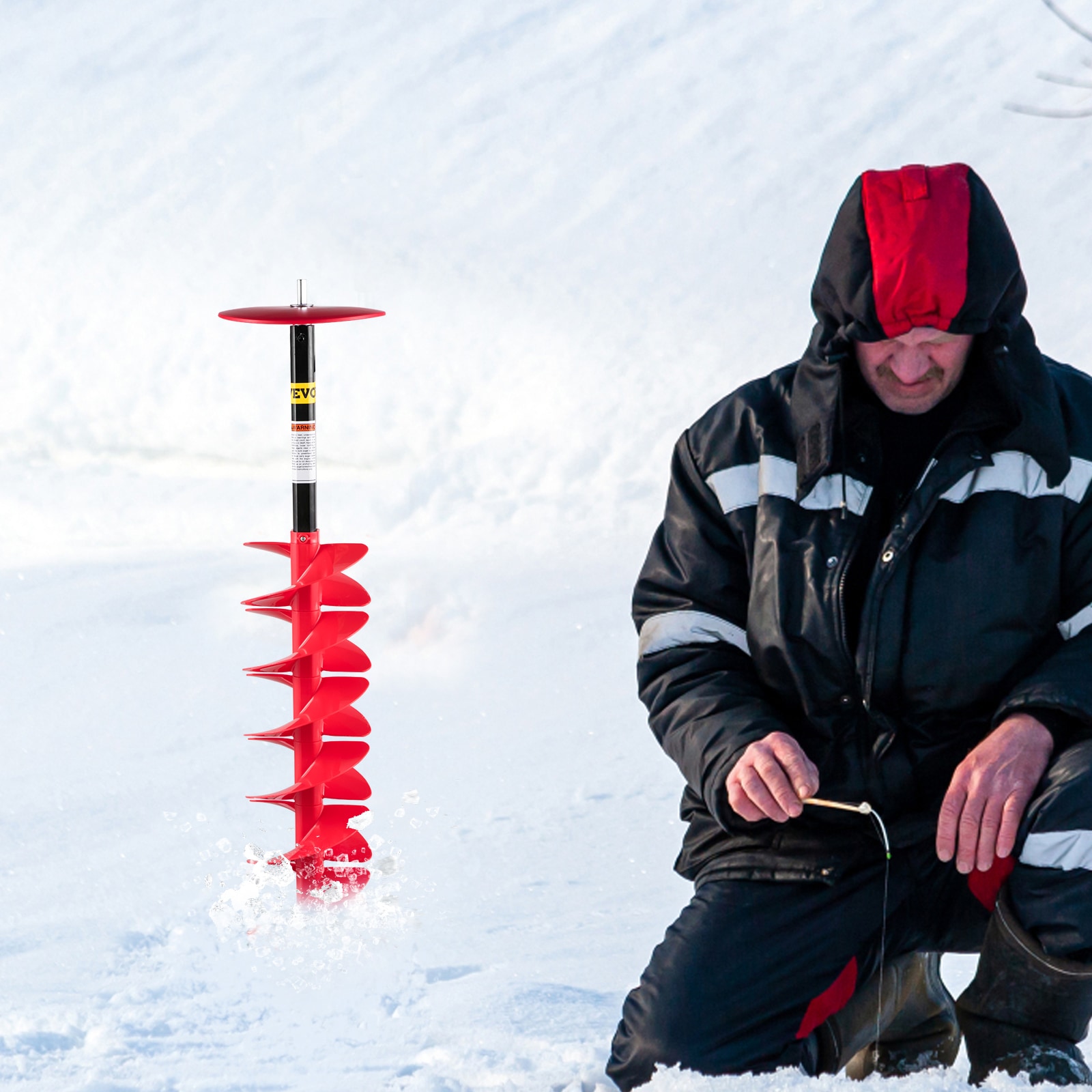 Woods Ice Fishing Universal Auger Adapter