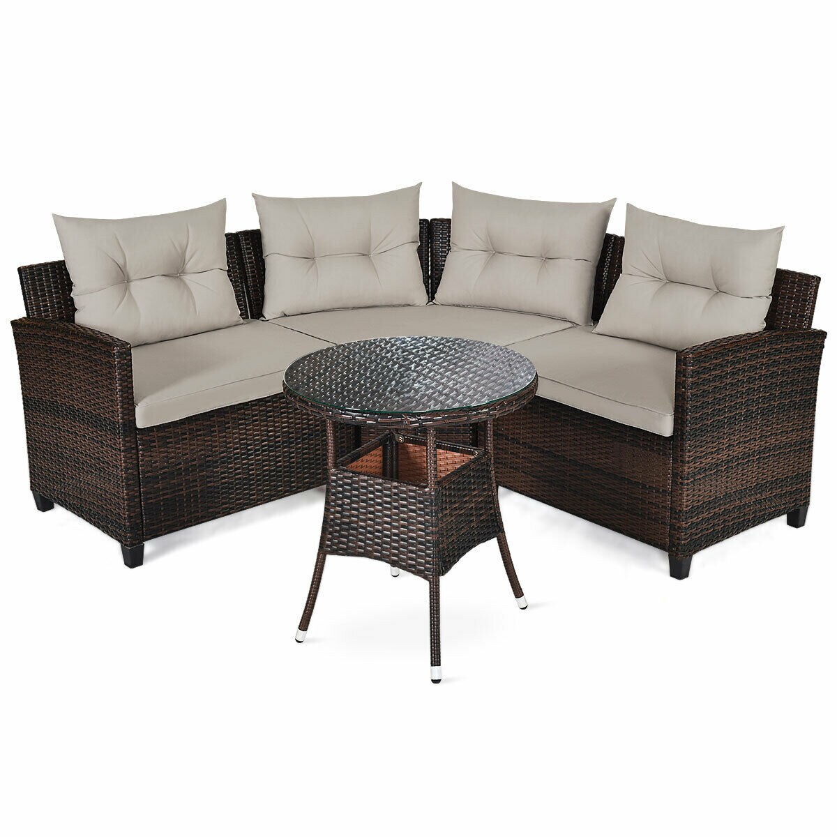 Forclover HYFE-68655ABN Patio-Conversation-Sets - View #10
