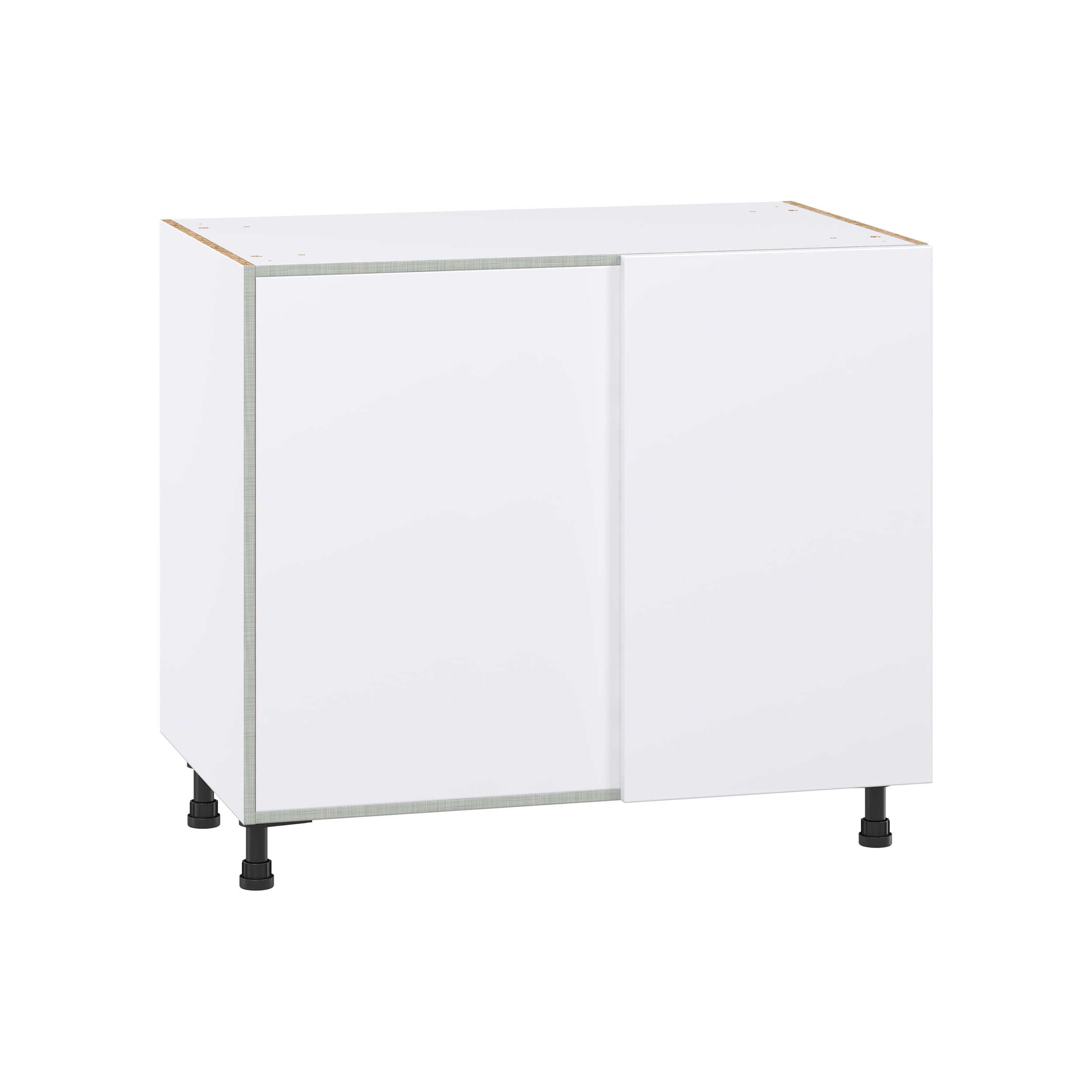 Hugo&Borg DSBBCL39-LA Lasalle 39-in W x 34.5-in H x 24-in D Bright White Slab Blind Blind Base Fully assembled Cabinet (Flat Panel Slab)
