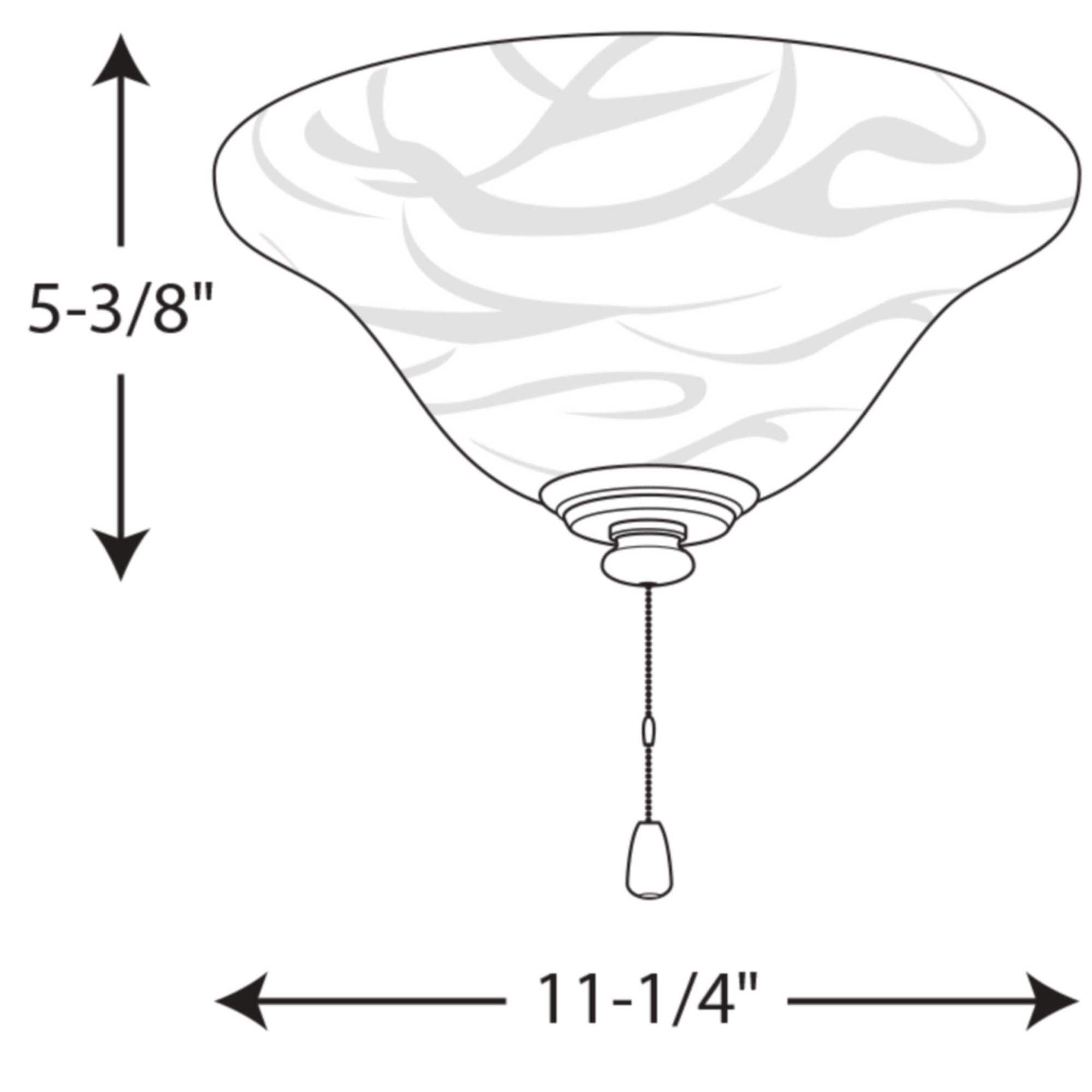 Progress Lighting P2660-01 Ceiling-Fan-Blade-Arms - View #5
