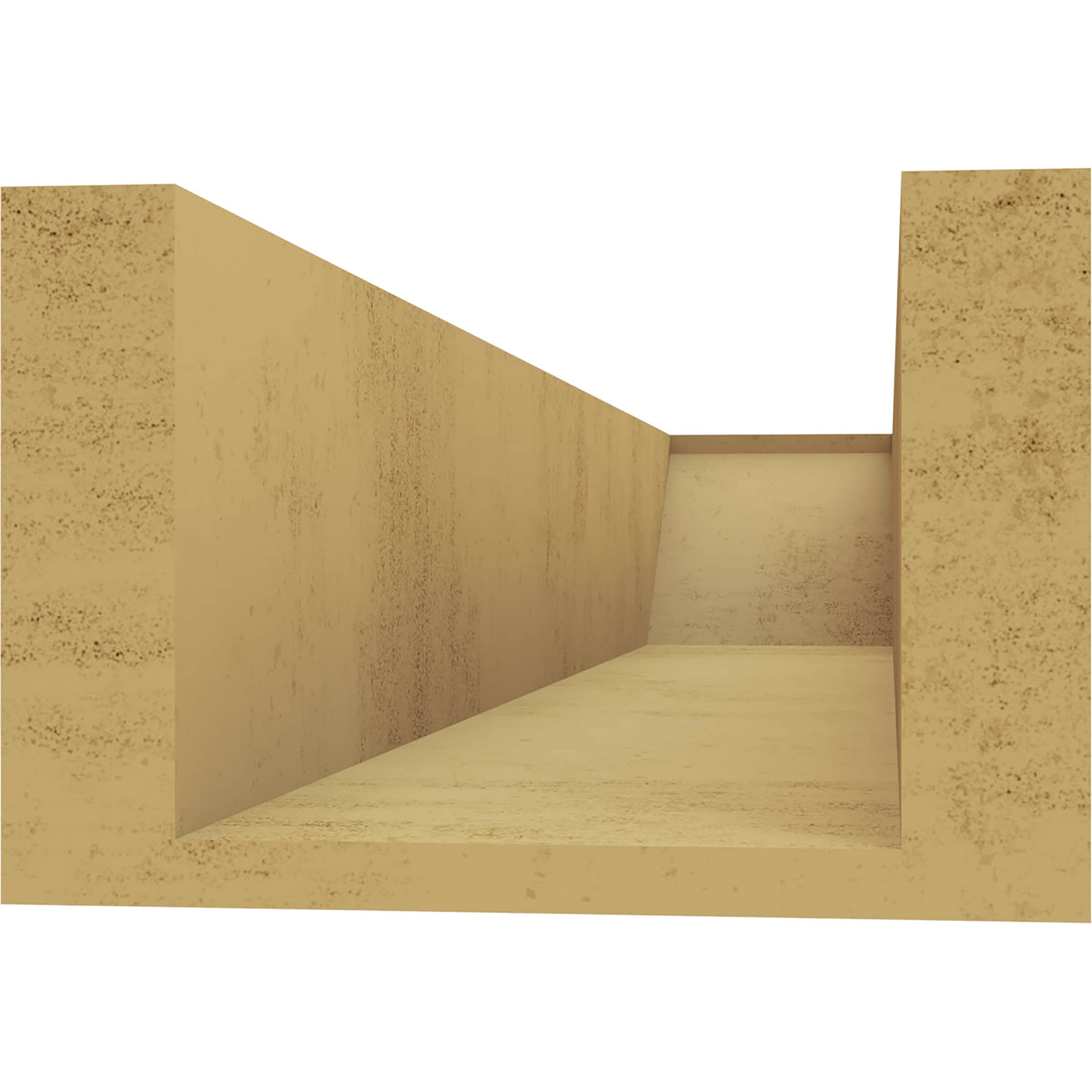 Ekena Millwork RFTU06X04X24CONRCPR Exterior-Brackets-Braces - View #4