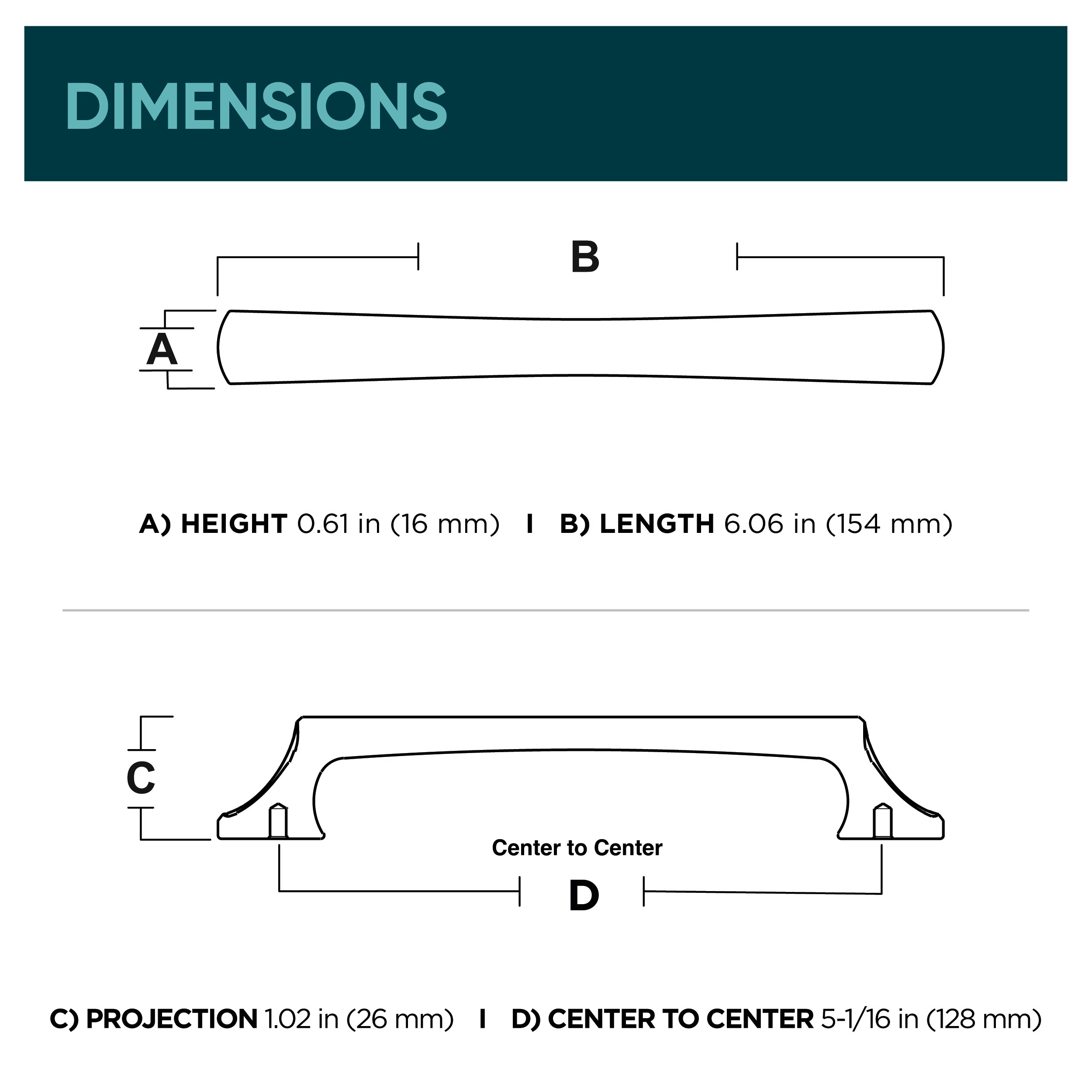 Origin 21 P46412W-117-K1 Cabinet-Pulls - View #7