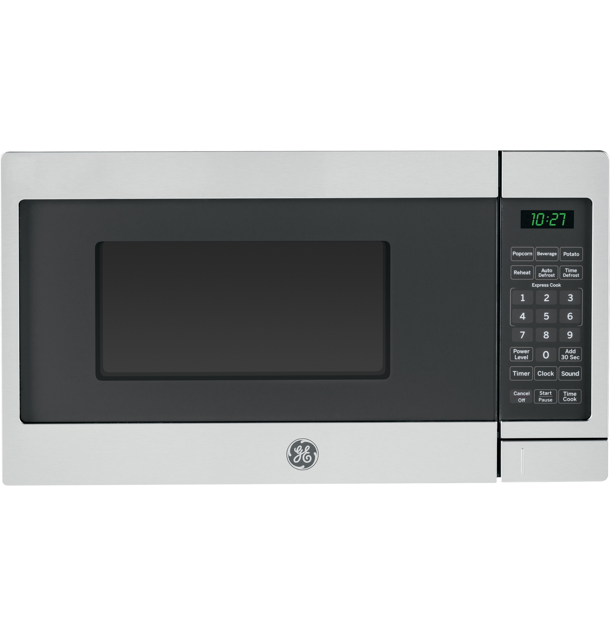 GE - 0.7 Cu. ft. Compact Microwave - Stainless Steel