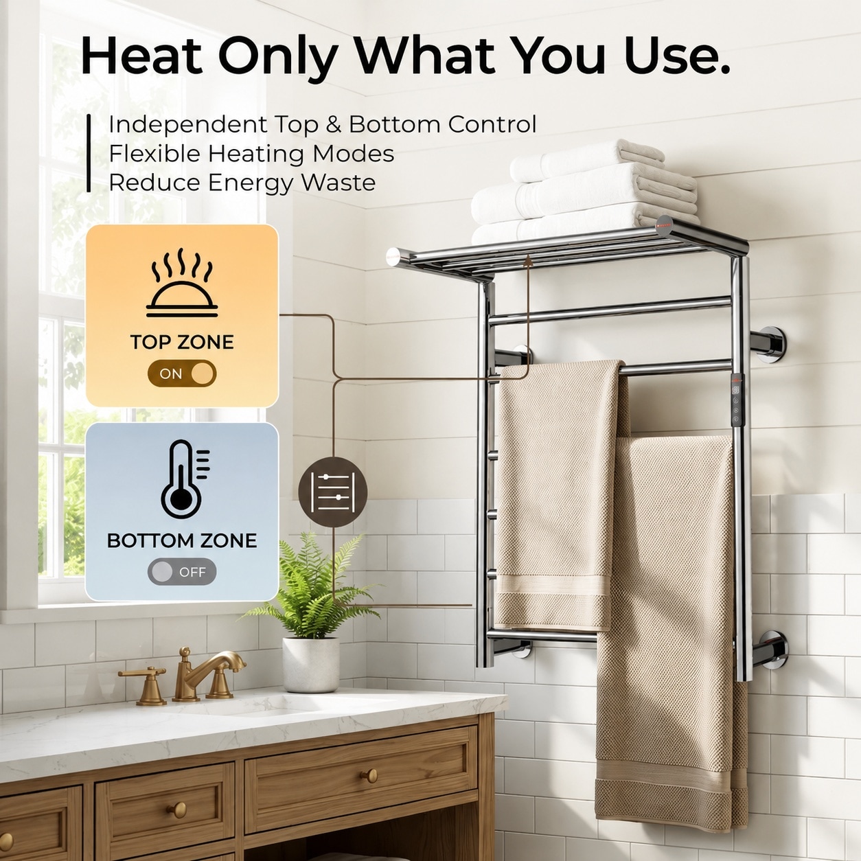 Aoibox LAB8GLZ8 Towel-Warmers - View #2