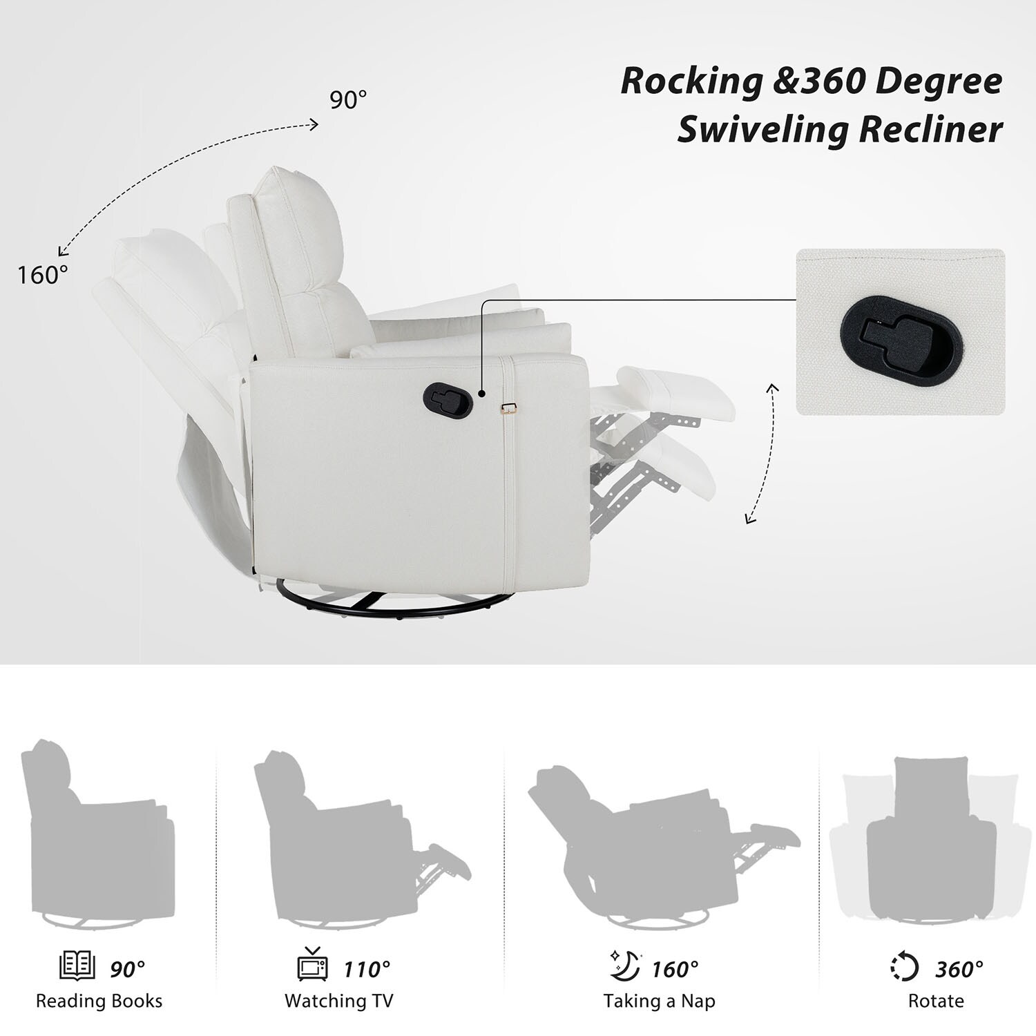 Mondawe MO-TR172WE recliners - View #5