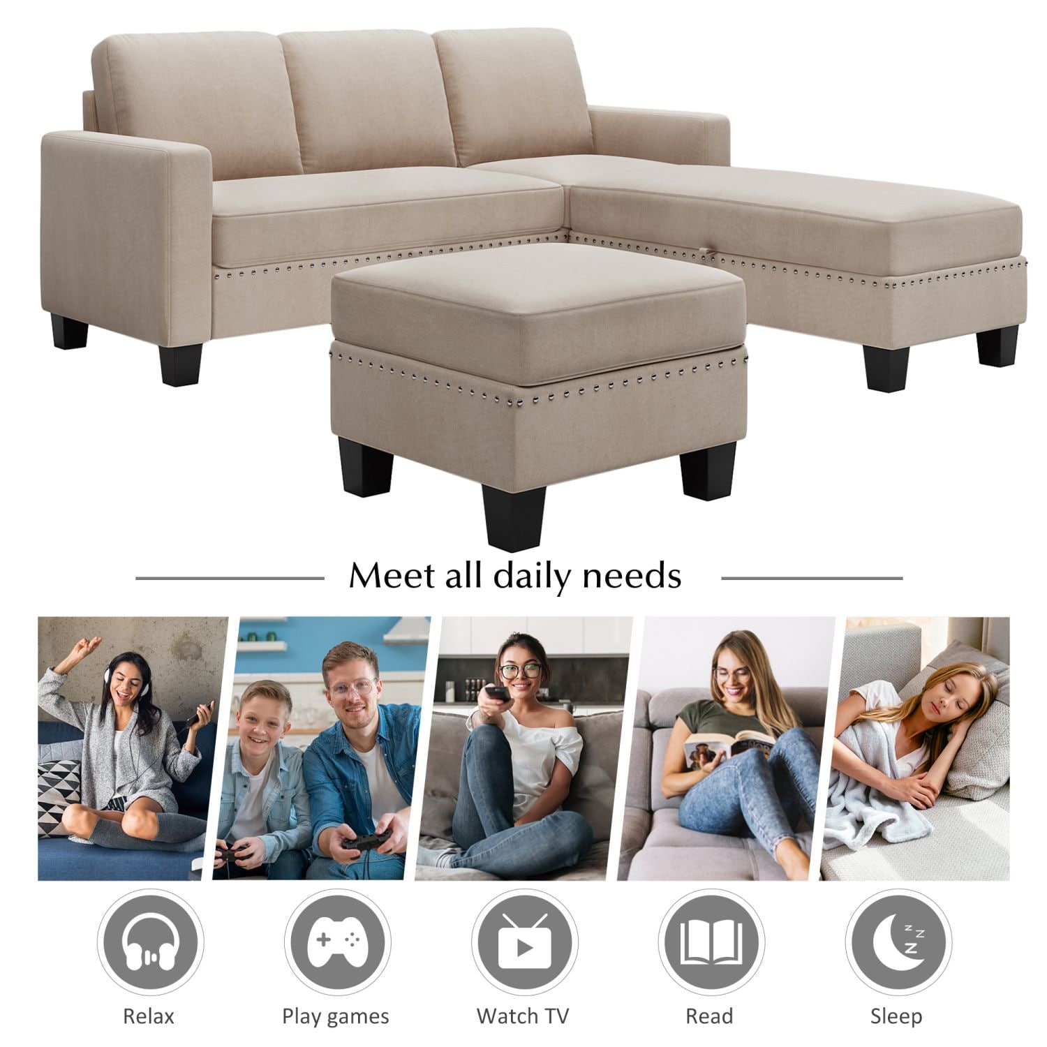 JASMODER GS002119AAE Sofas-Loveseats - View #3