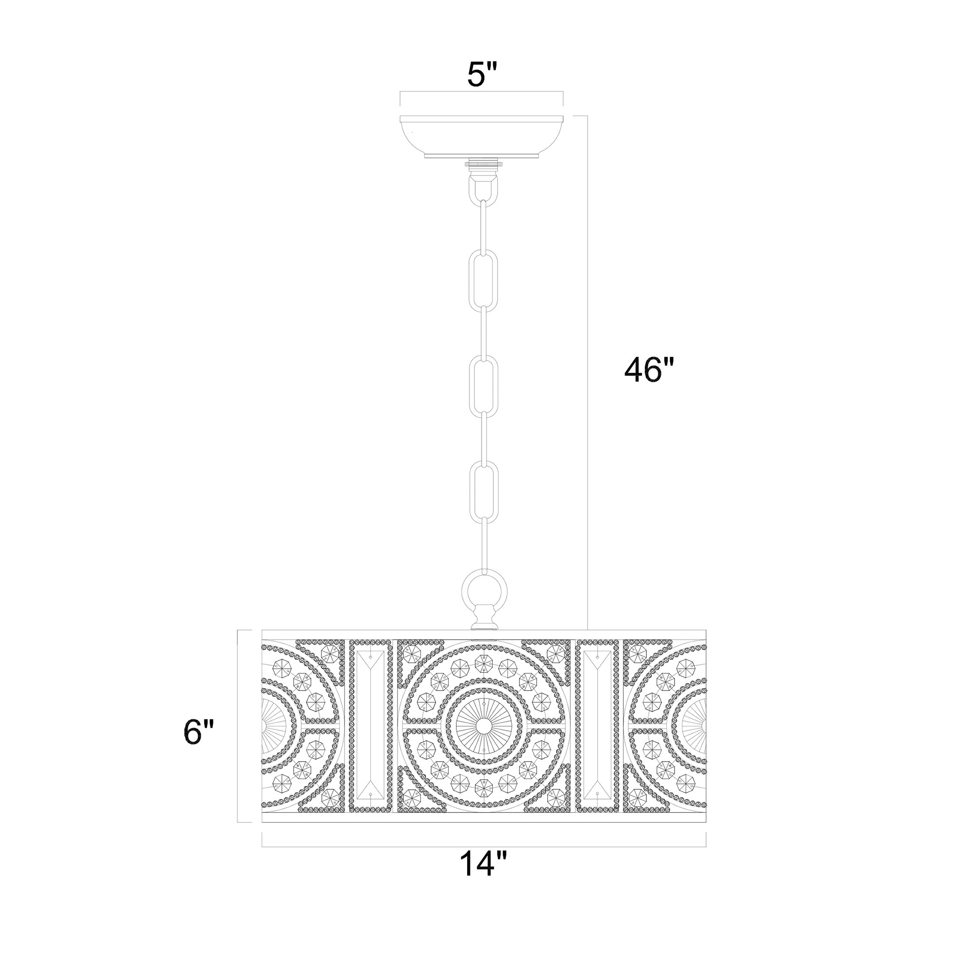 Home Accessories Inc IMP79W/4AB b090015 - View #3