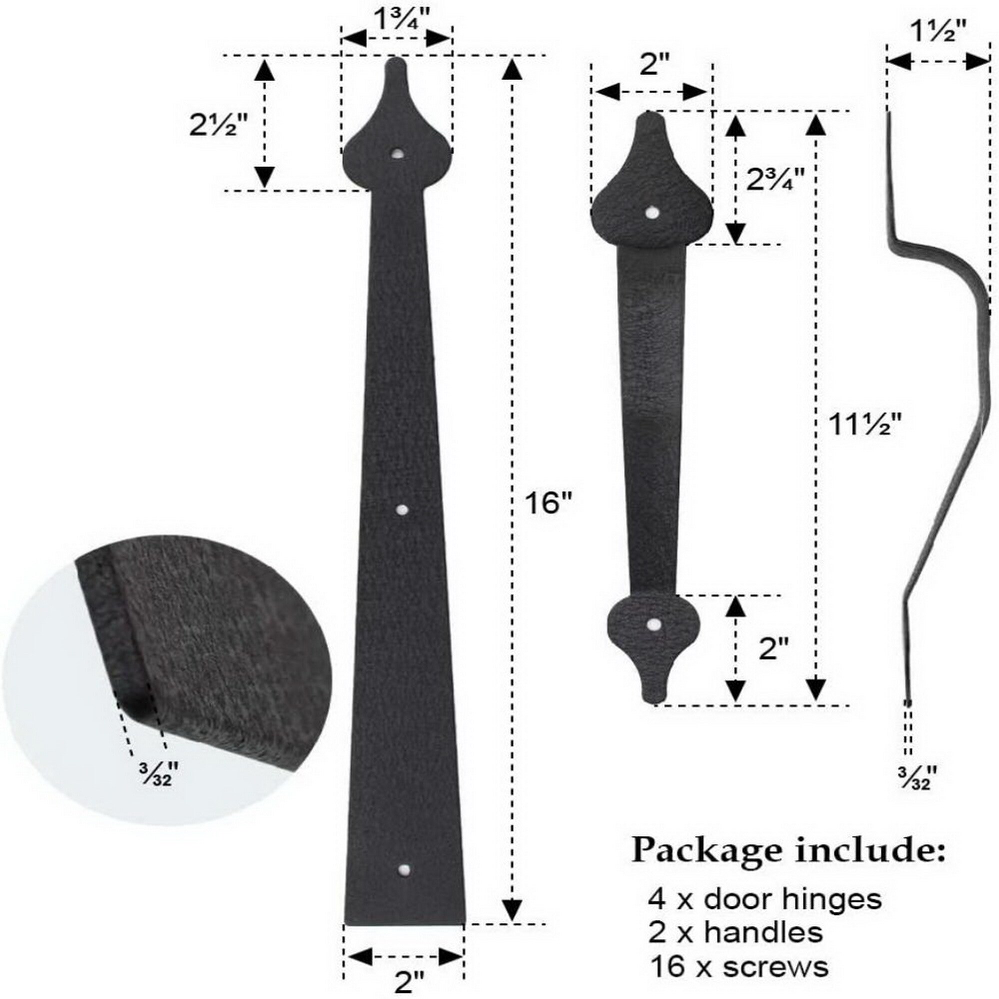 Cisitco LYEOEH-007 Garage-Door-Hardware - View #4