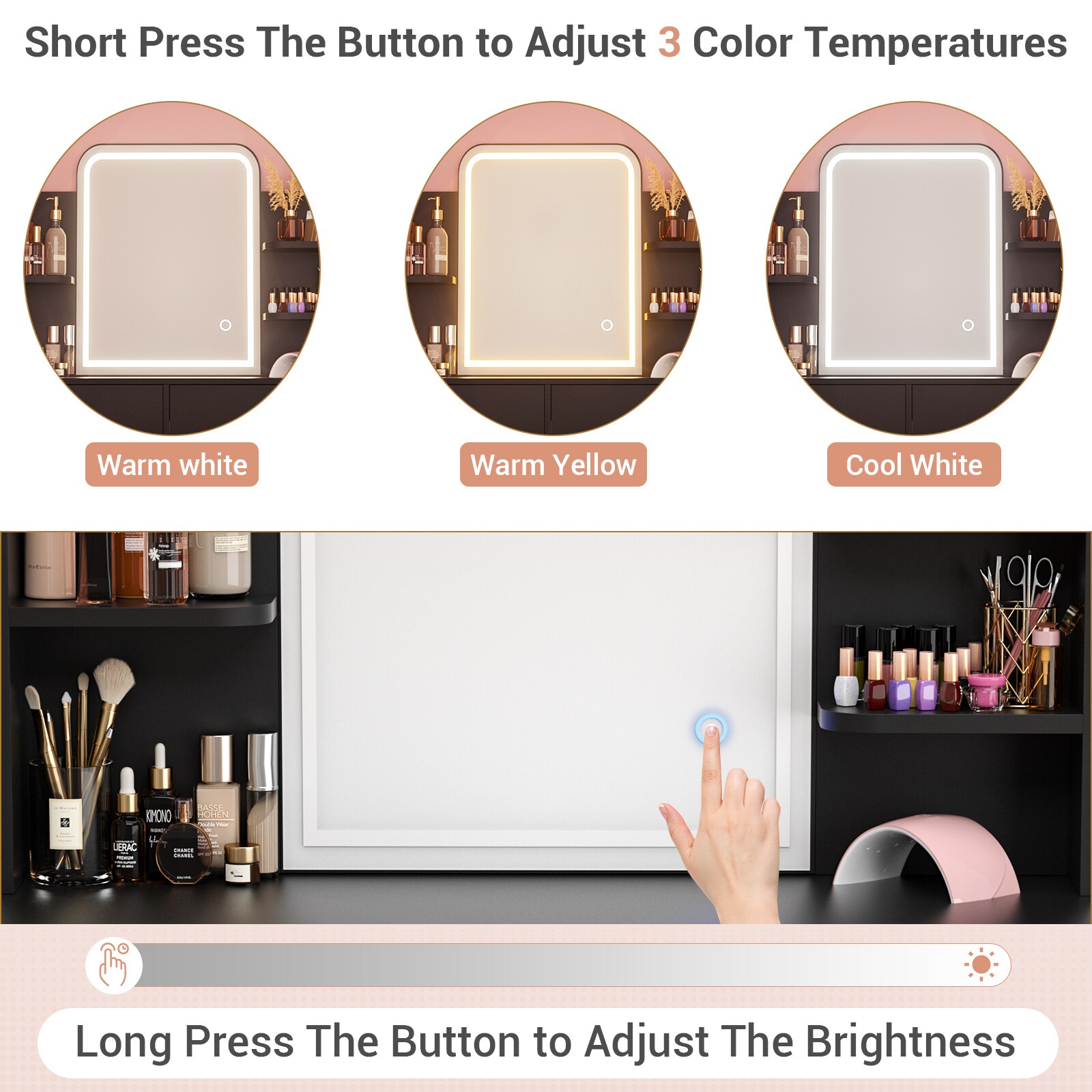 Aheaplus HZZ2-B Bedroom-Vanities - View #3