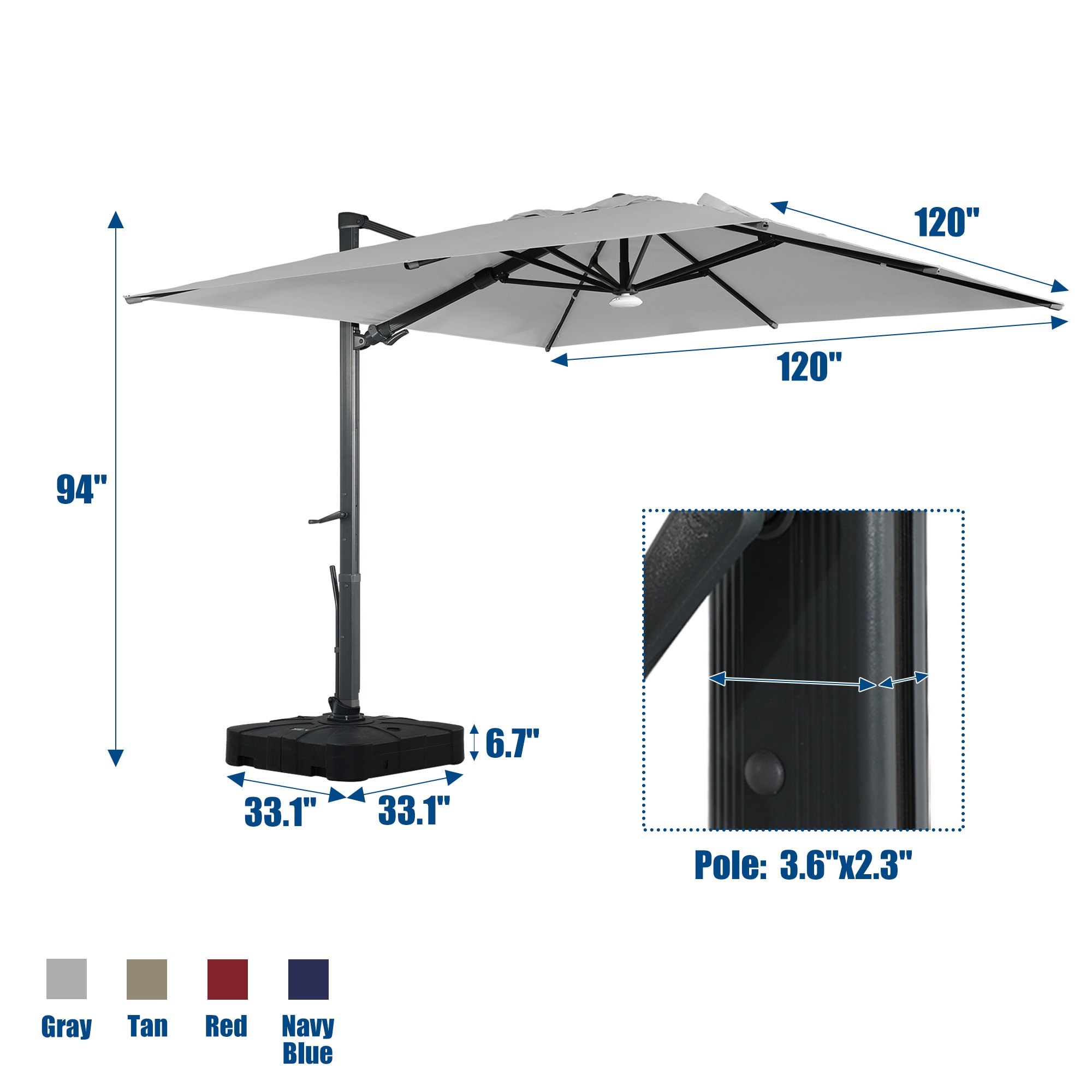 CASAINC WF-OP70376NY Umbrellas-2 - View #4