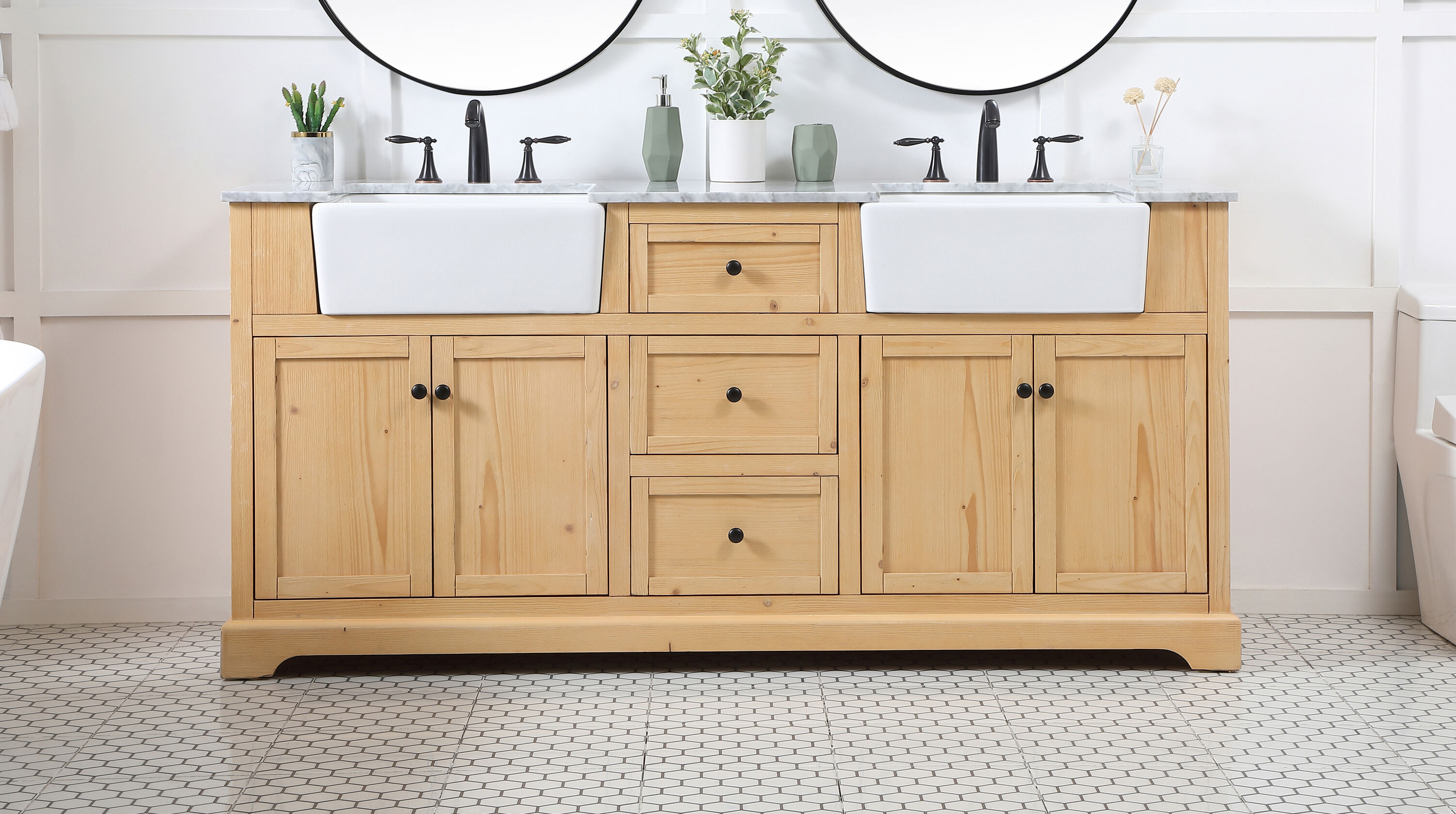 Elegant Decor HF180816DNW Bath-Vanity-Combo - View #2