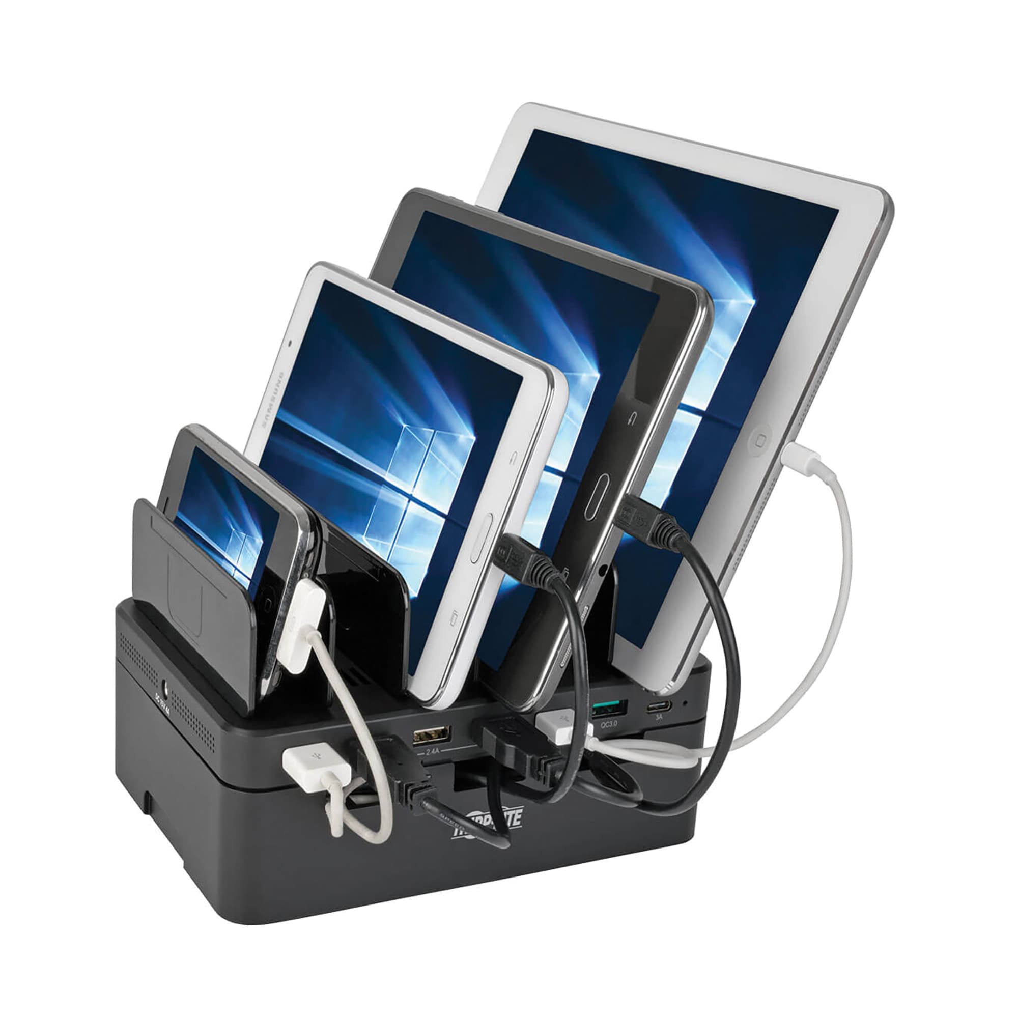 Tripp Lite Tripp Lite 7-port Usb Charging Station, 5-ft Cord, U280-007 ...