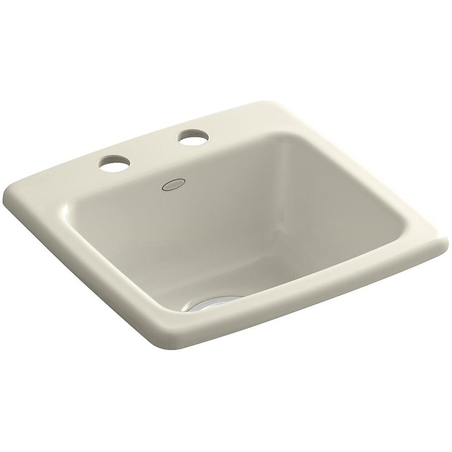 Gimlet Drop-In Acrylic 15 in. 1-Hole Single Bowl Bar Sink in White Gimlet Drop-In Acrylic 15 in. 1-Hole Single Bowl Bar Sink in White