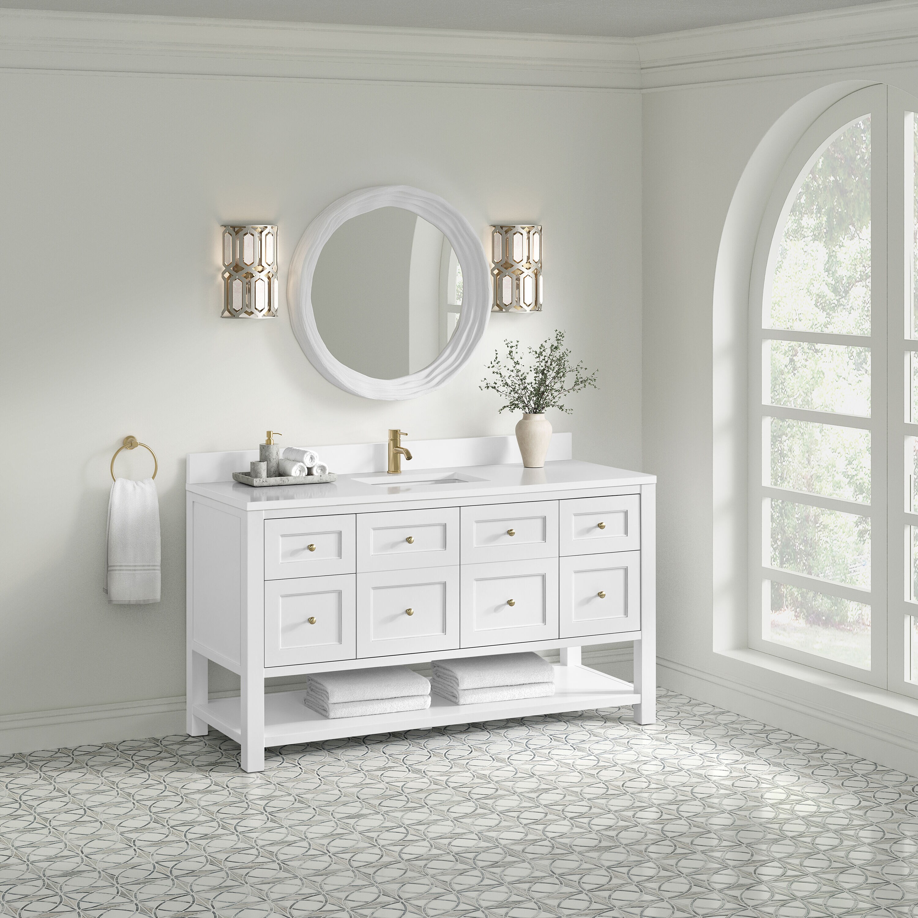 James Martin Vanities 330-V60S-BW-1WZ Bath-Vanity-Combo - View #3