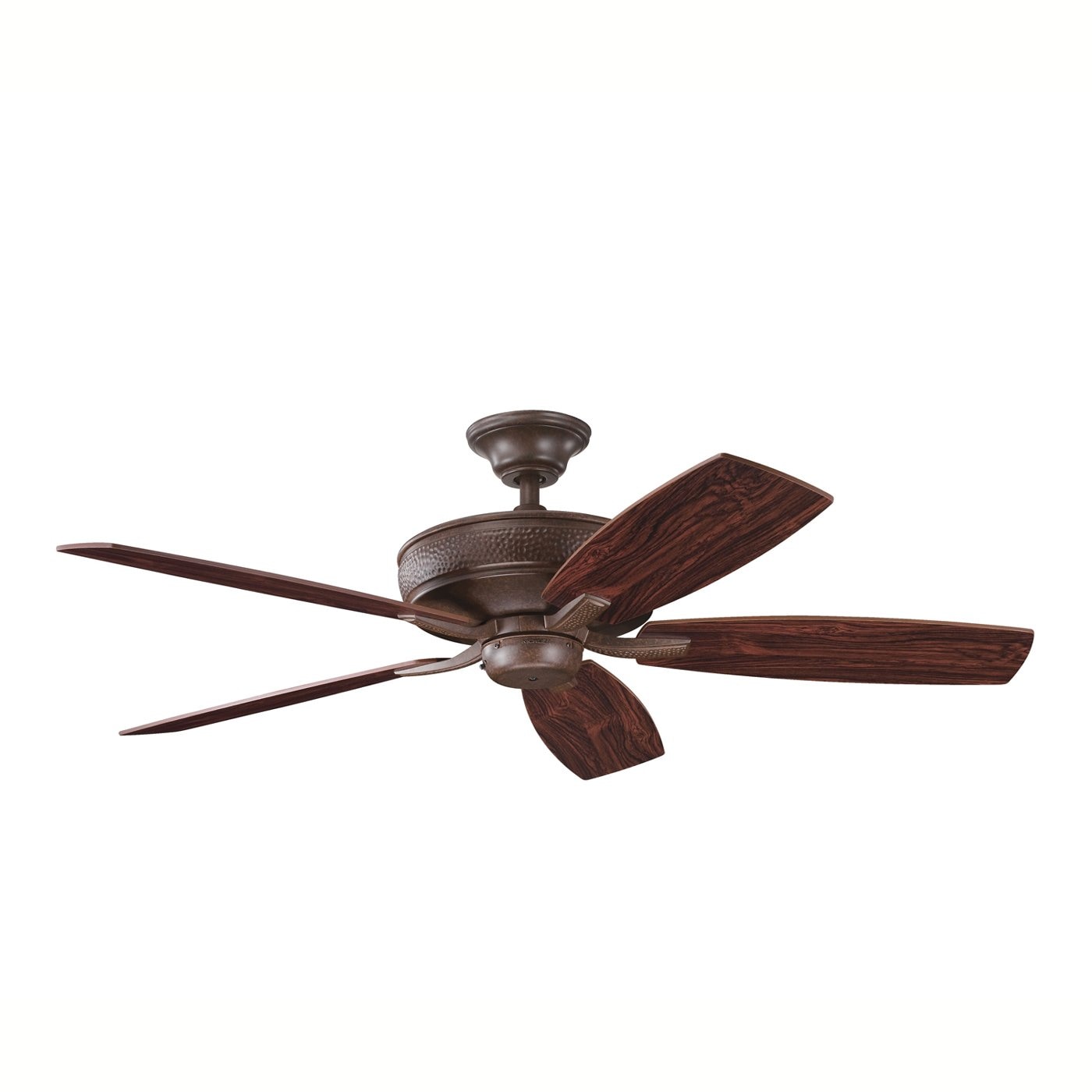 Kichler Bronze 52 inch Ceiling Fan with 3-light Kit With Leaf Blades $465 