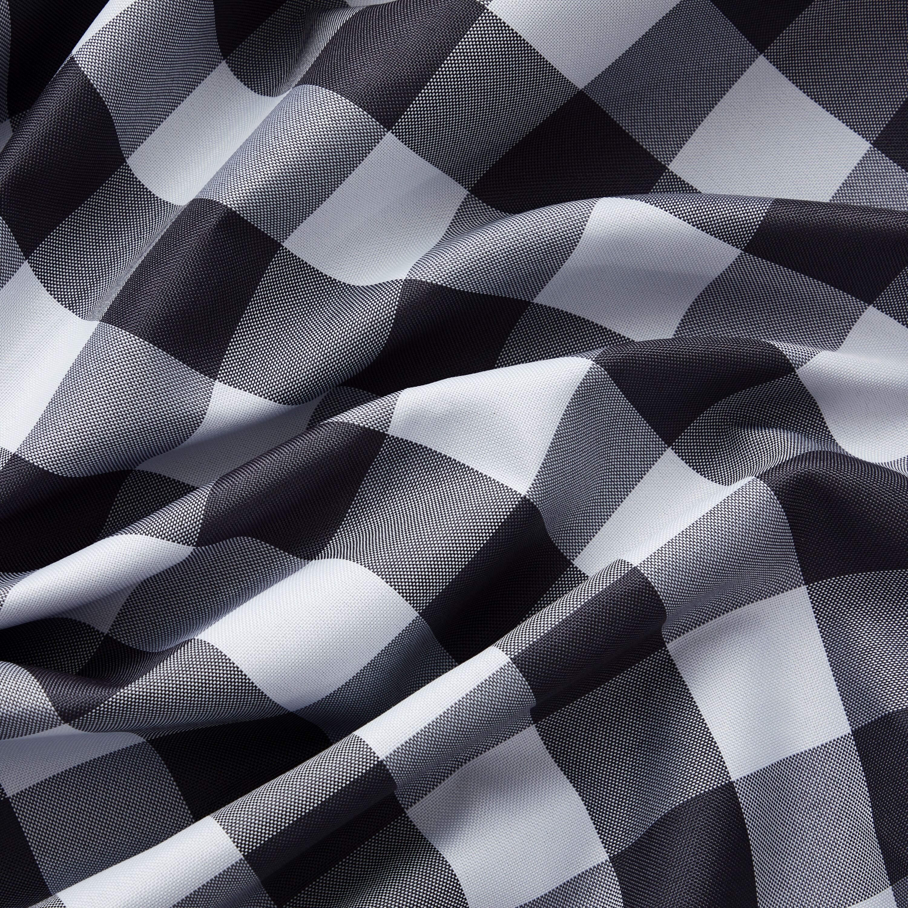 Black Buffalo Check Thermal Insulated Blackout Grommet Curtains