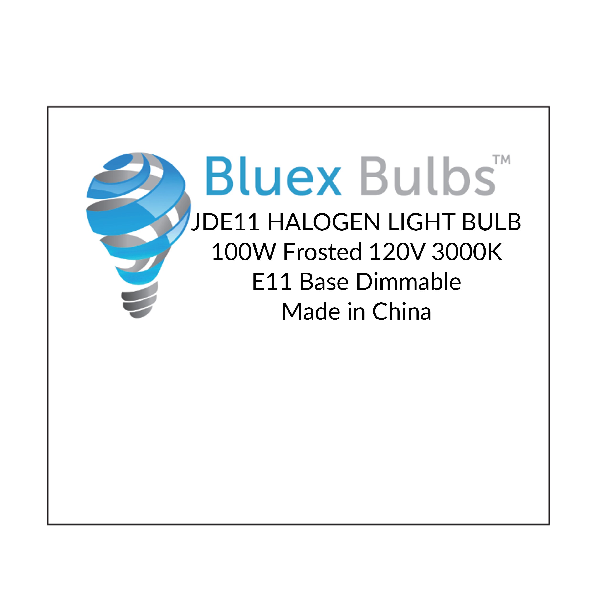 Bluex Bulbs E11-100W-FROSTD Specialty-Light-Bulbs - View #6