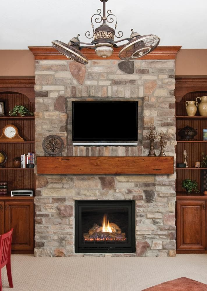 Wood Rustic Fireplace Mantel, Fireplace Surround Ideas With Shelves