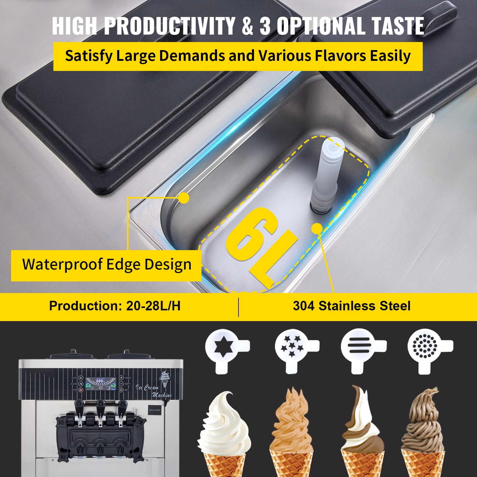 VEVOR SCBJLJYKF-8200241V1 Frozen-Confection-Appliances - View #3