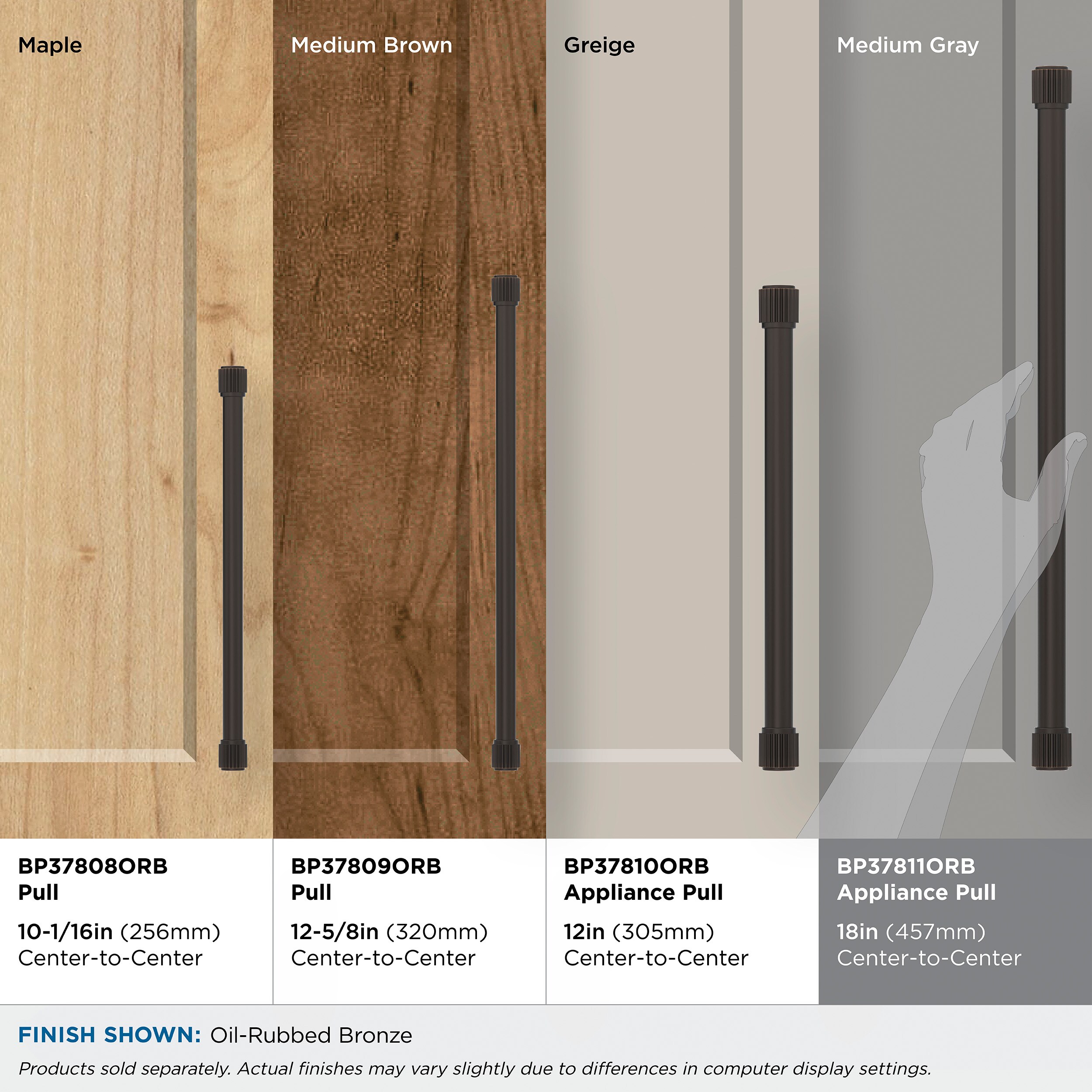 Amerock BP37811ORB Cabinet-Pulls - View #7
