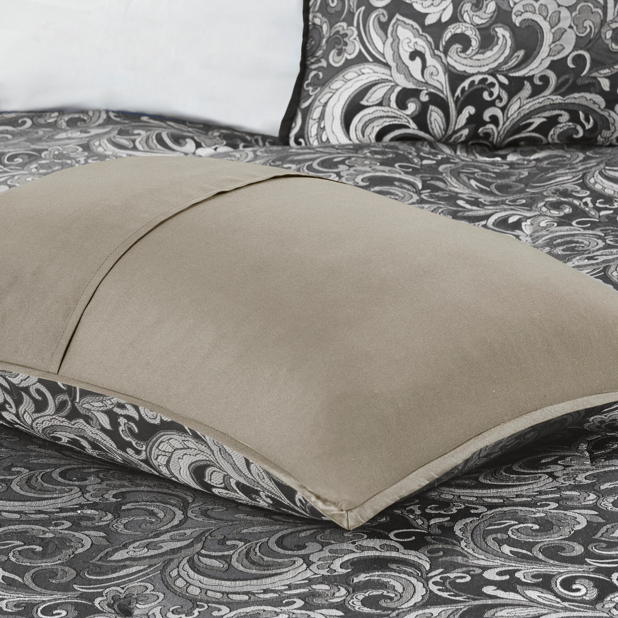 California King Black Microfiber 24-Piece Bed in a Bag Set