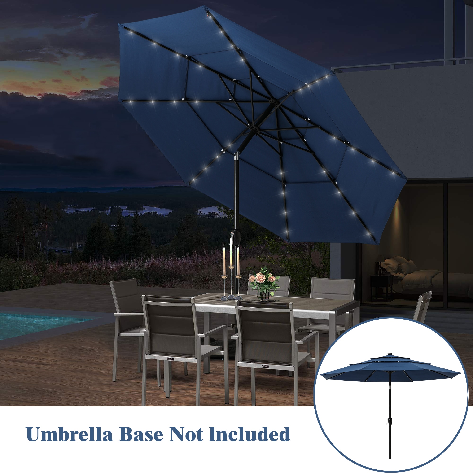 Clihome CLI-21ED42-1-NY Umbrellas-2 - View #3