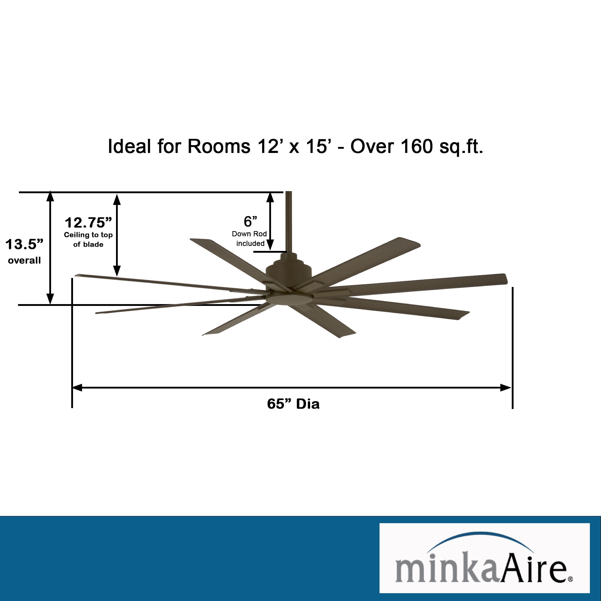 Minka Aire F896-65-ORB Ceiling-Fans - View #10