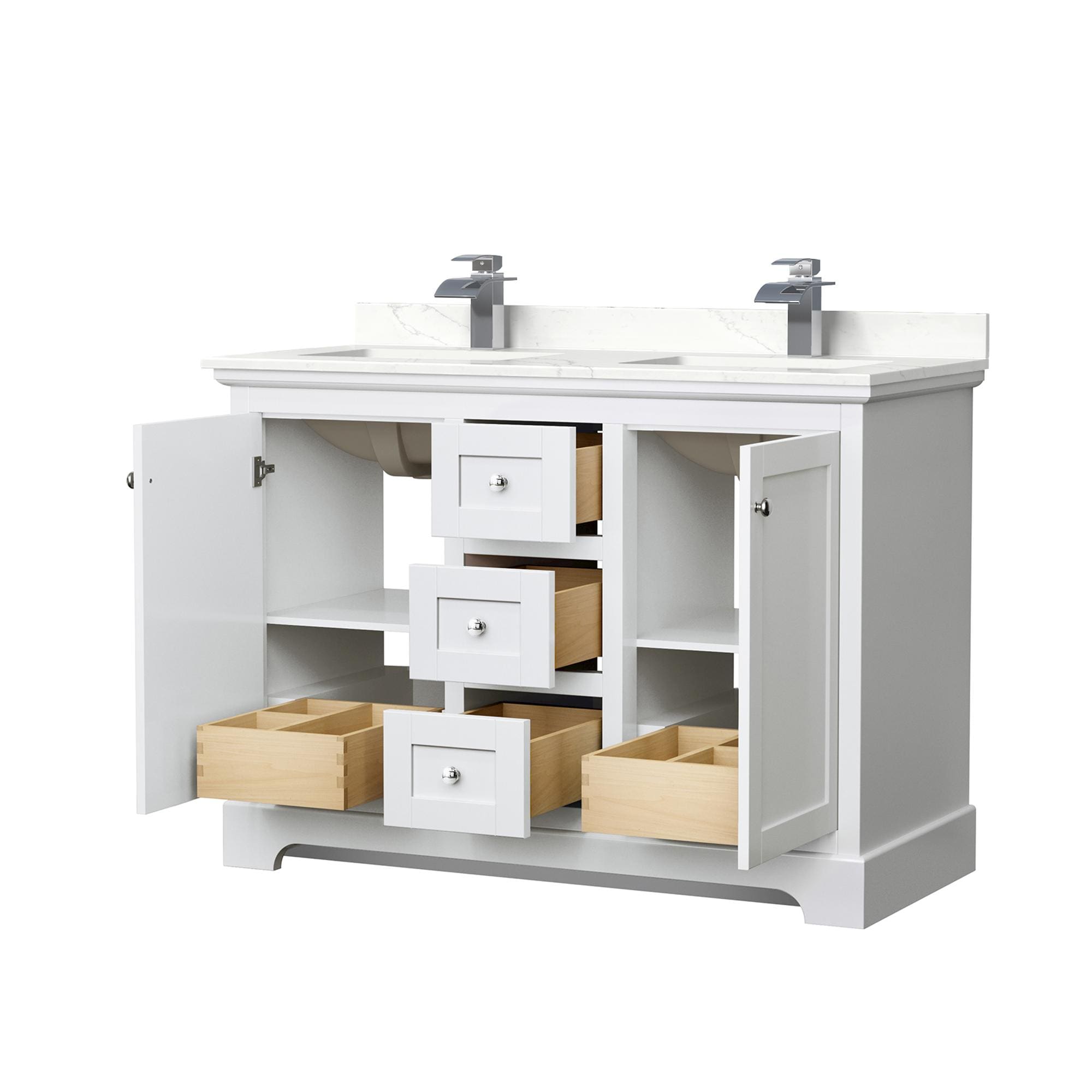 Wyndham Collection WCV232348DWHGTUNSMXX Bath-Vanity-Combo - View #3