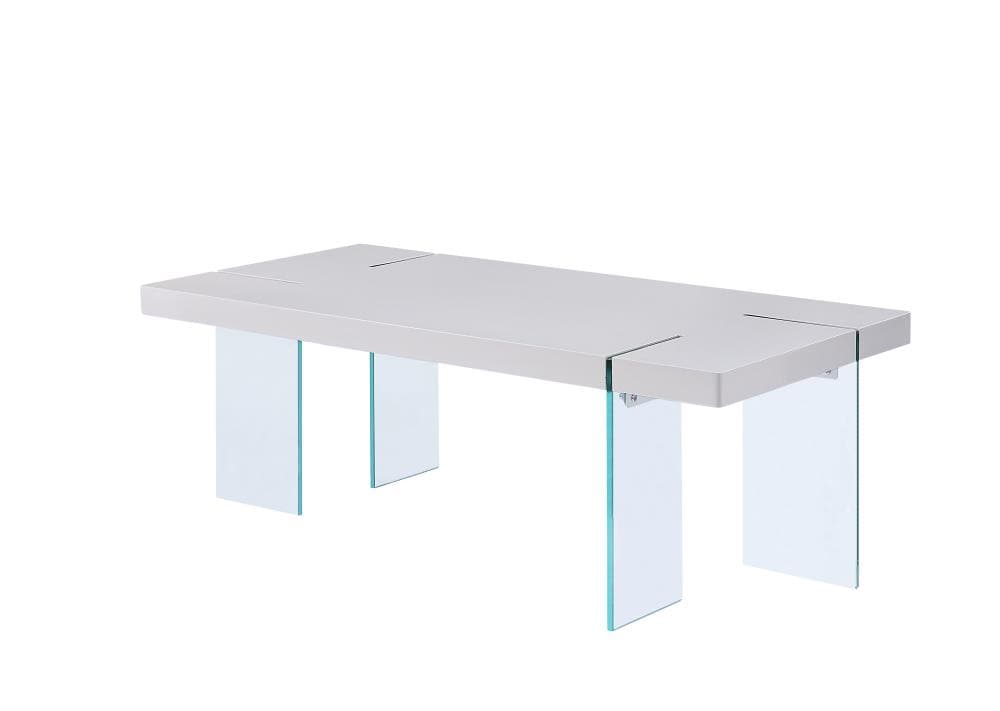 ACME FURNITURE 81460 Noland Wood Top Wood Modern Coffee Table