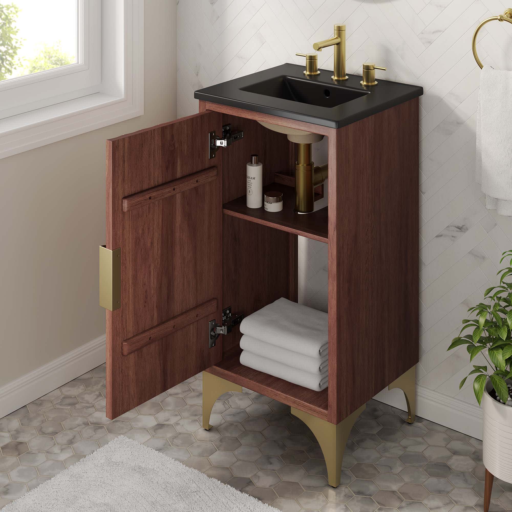 Modway EEI-6288-BLK-WAL Bath-Vanity-Combo - View #5