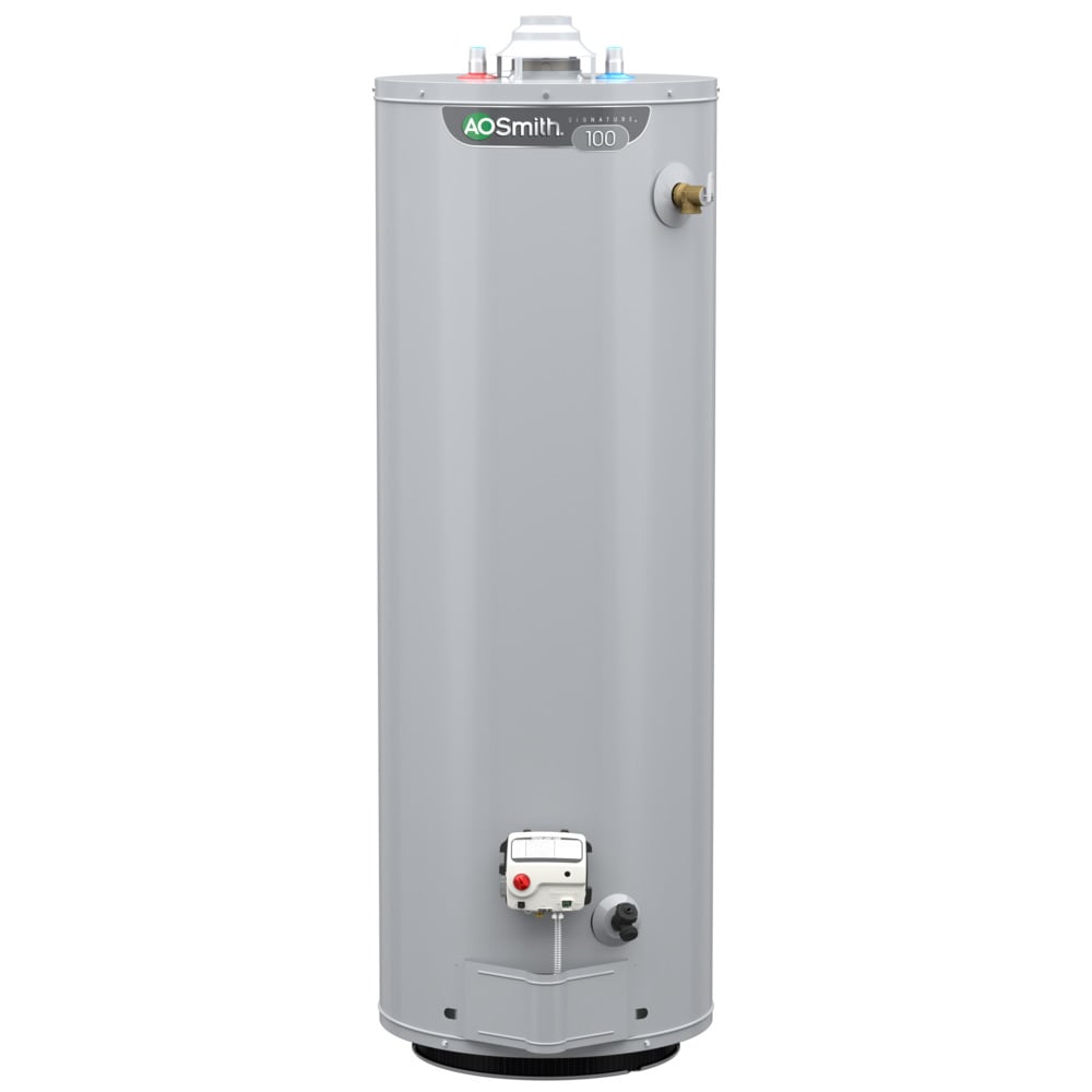 Signature 100 40-Gallon Tall 6-year Limited 36000-BTU Liquid Propane Water Heater | - A.O. Smith G6-T4036PVR