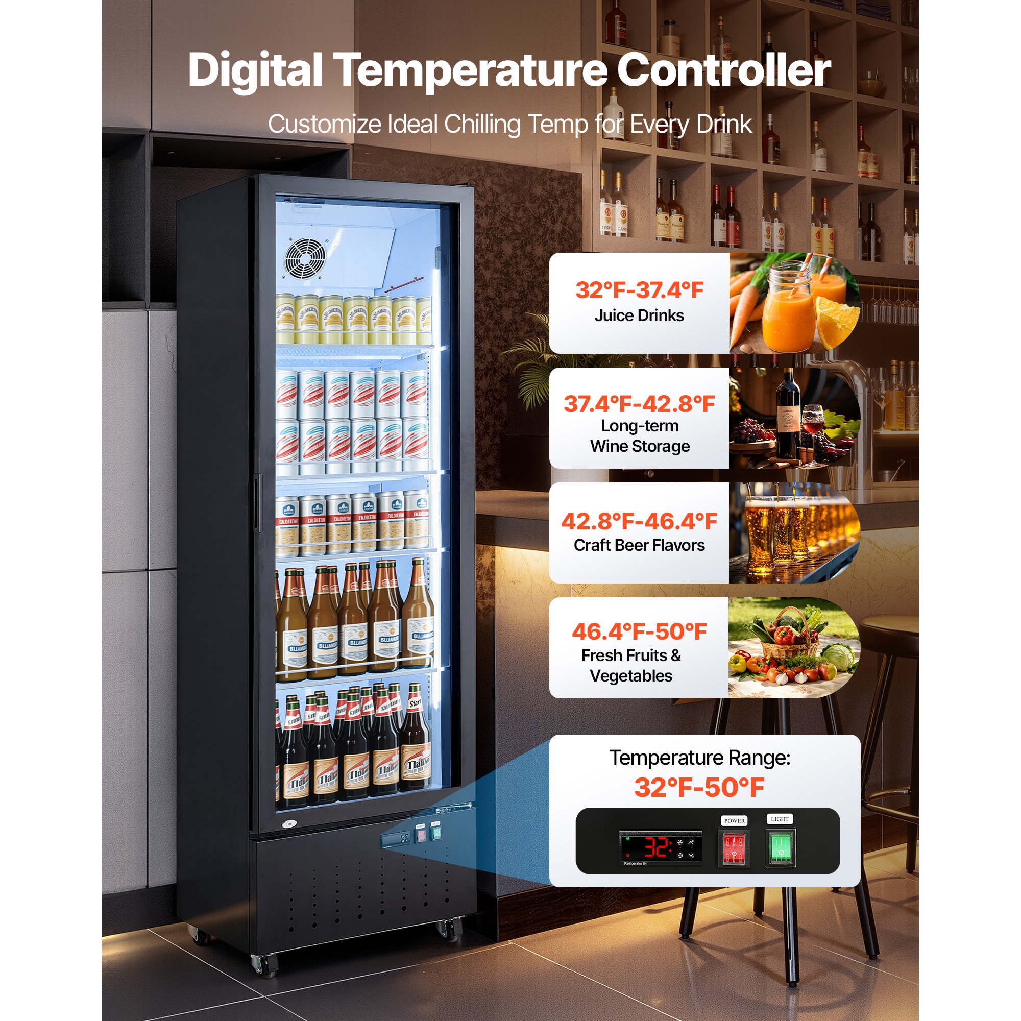 VEVOR SCLSYLZSJDMW18169V1 Commercial-Refrigerators - View #4