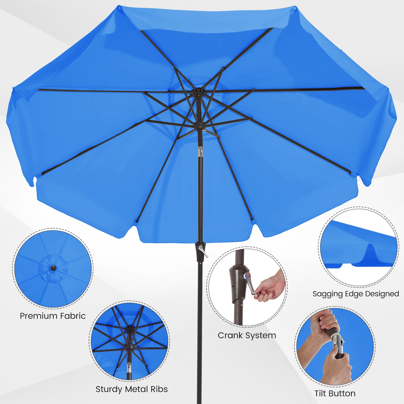 Serwall CB-9BL-SR Umbrellas-2 - View #6