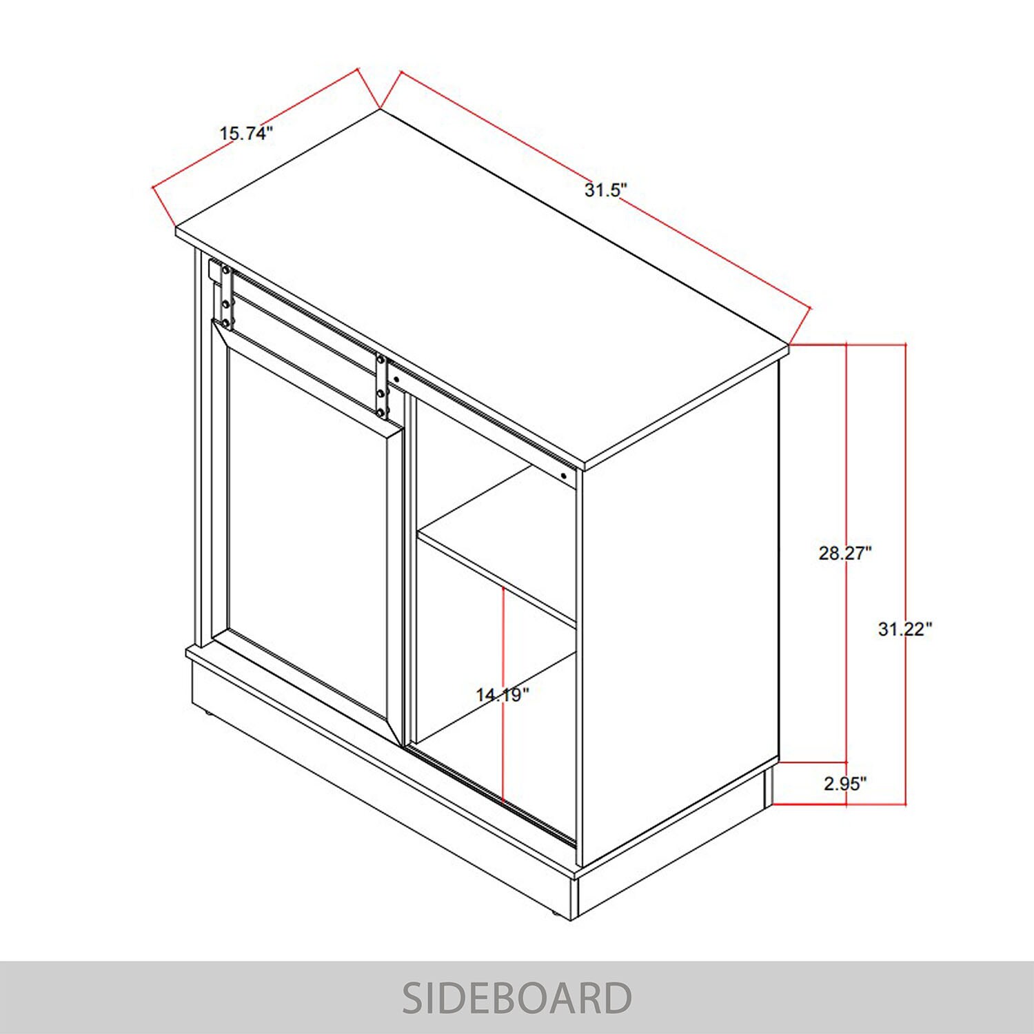 ChaletPosh C4005SB-DGY Dining-Kitchen-Storarge - View #10