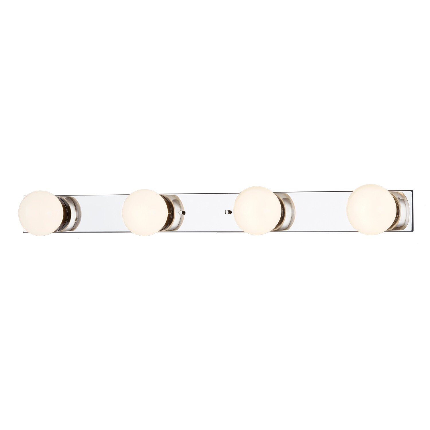 Justice Design Group FSN-4044-CLOP-CROM Fusion 32-in 4-Light Polished Chrome LED Modern/Contemporary Vanity Light