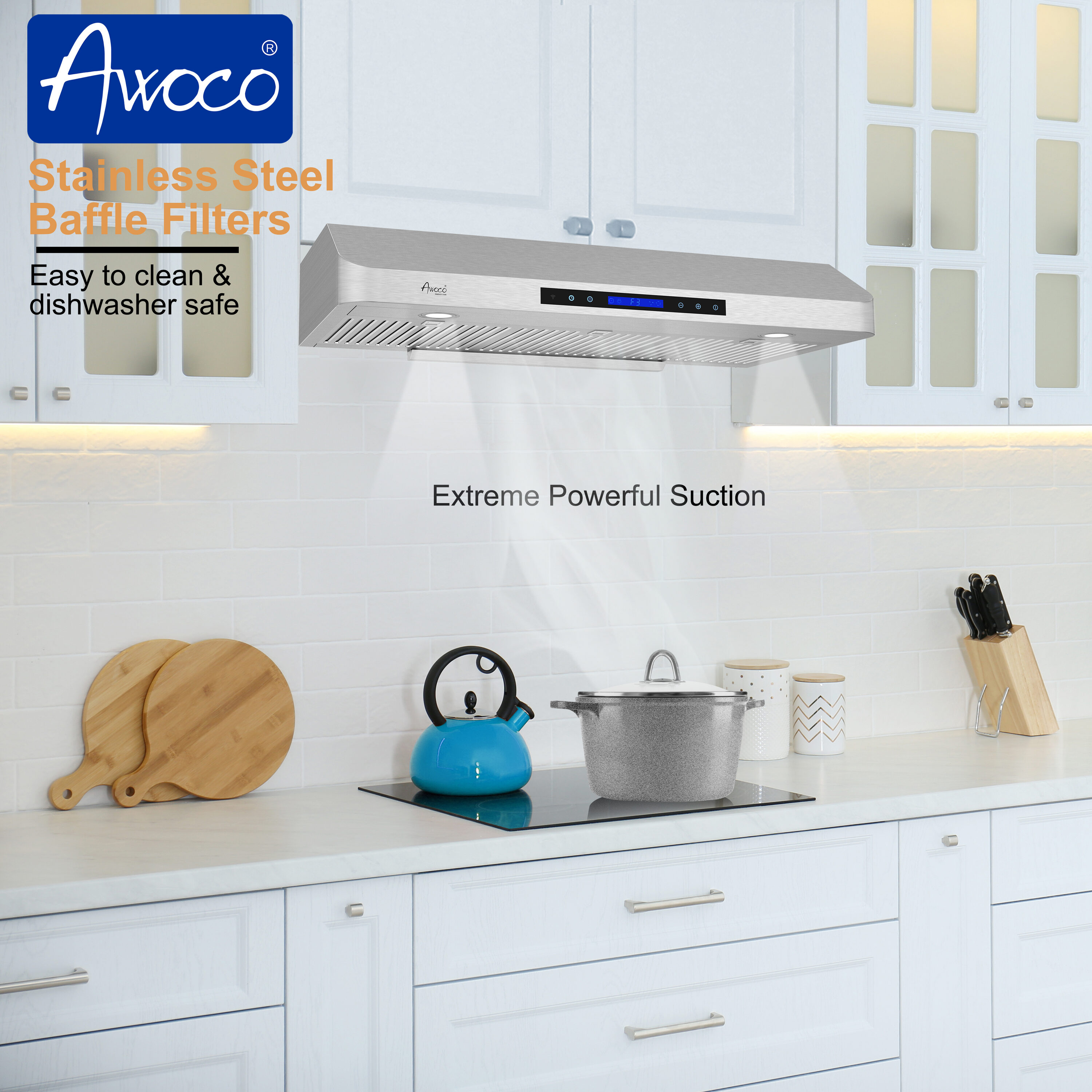 Awoco RH-C06-A42 Undercabinet-Range-Hoods - View #6