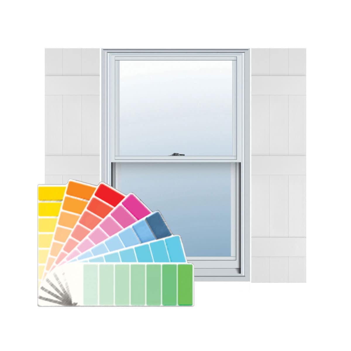 Ekena Millwork LJ3C10X06100PG Exterior-Shutters - View #2