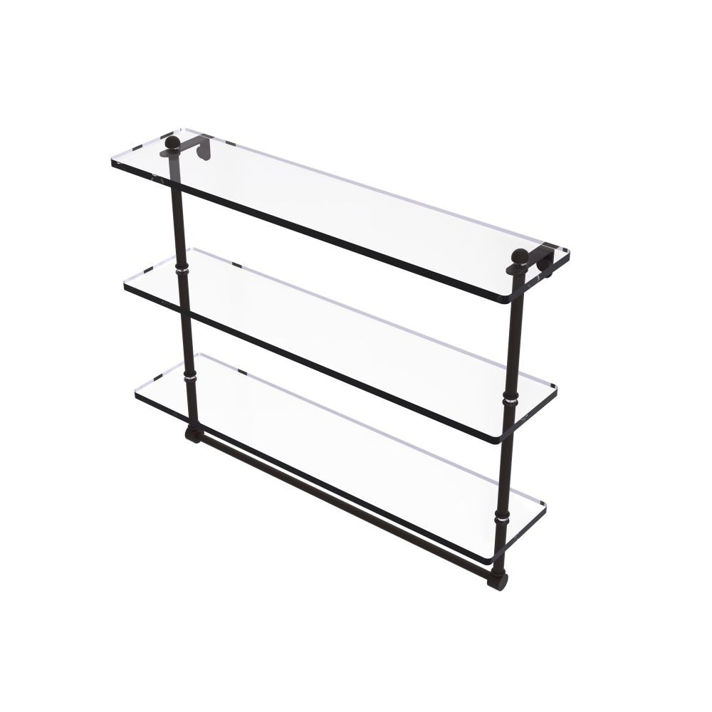 Allied Brass RC-5/22TB-ORB Oil-rubbed Bronze 3 -Tier Wall mount Bathroom Shelf ( 22-in x 18-in x 5-in )