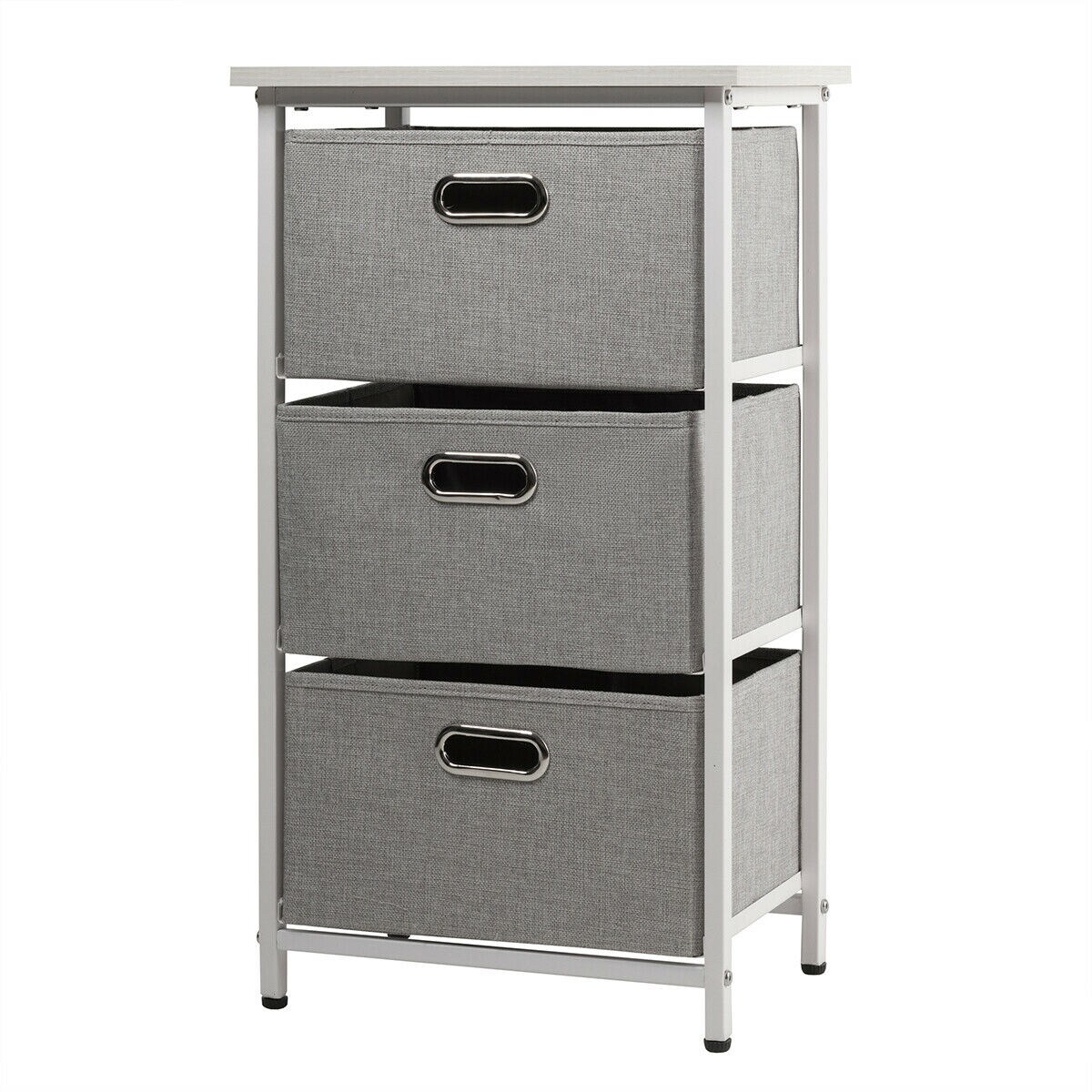 CASAINC Dressers White 3-Drawer Standard Dresser at Lowes.com