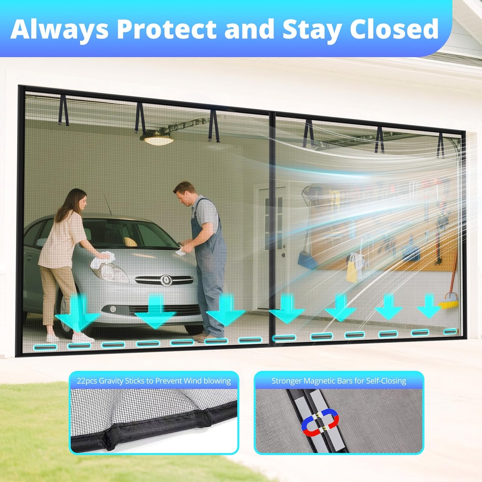 Phyfalip LPF0524P048 Garage-Door-Screens - View #4