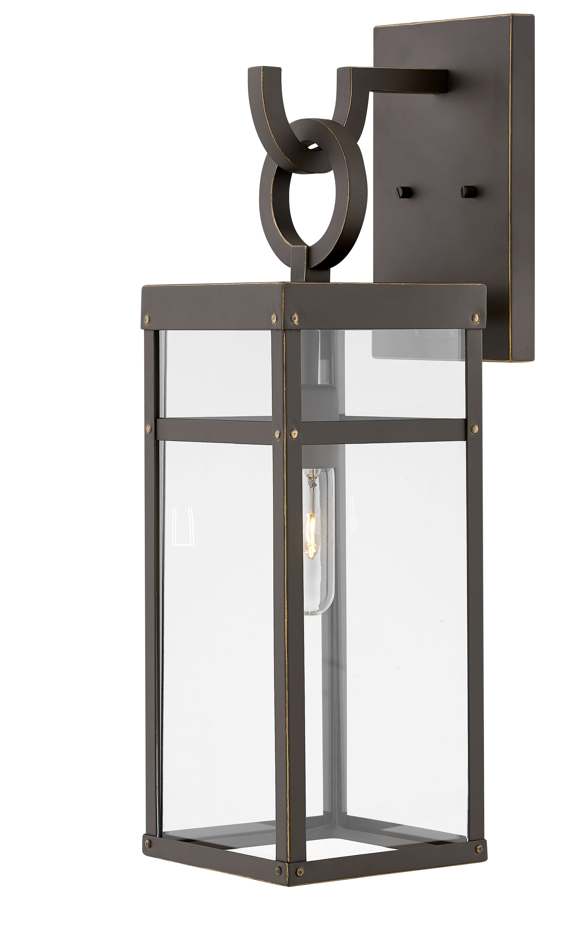 Hinkley 2804OZ-LL Porter 1 -Light 22-in H Oil-rubbed Bronze Hardwired Outdoor Wall Light