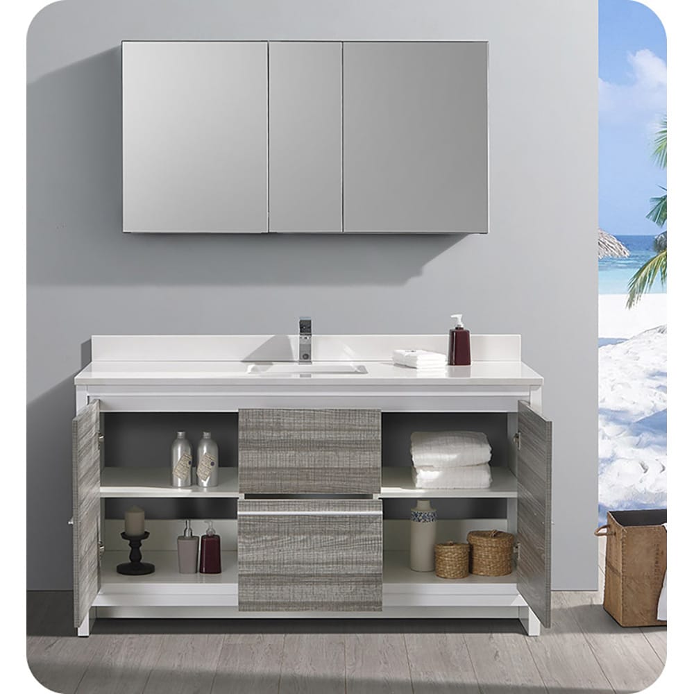 Fresca FCB8119HA-S-CWH-U Bath-Vanity-Combo - View #5