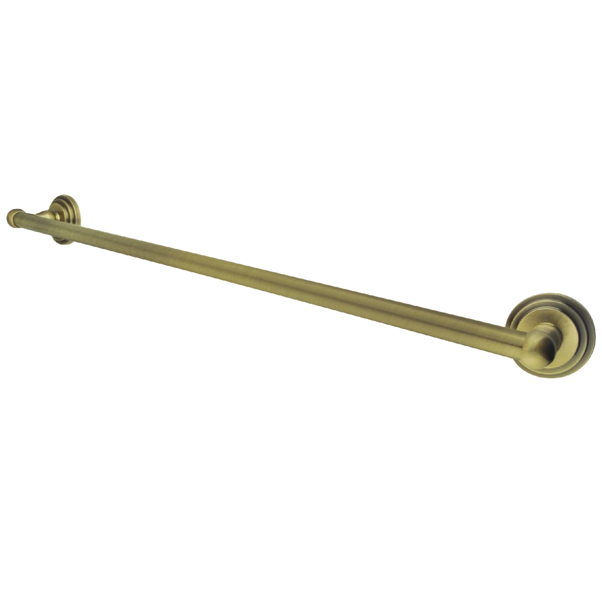 Elements of Design EBA2711AB Milano 24-in Vintage brass Wall mount Single Towel Bar