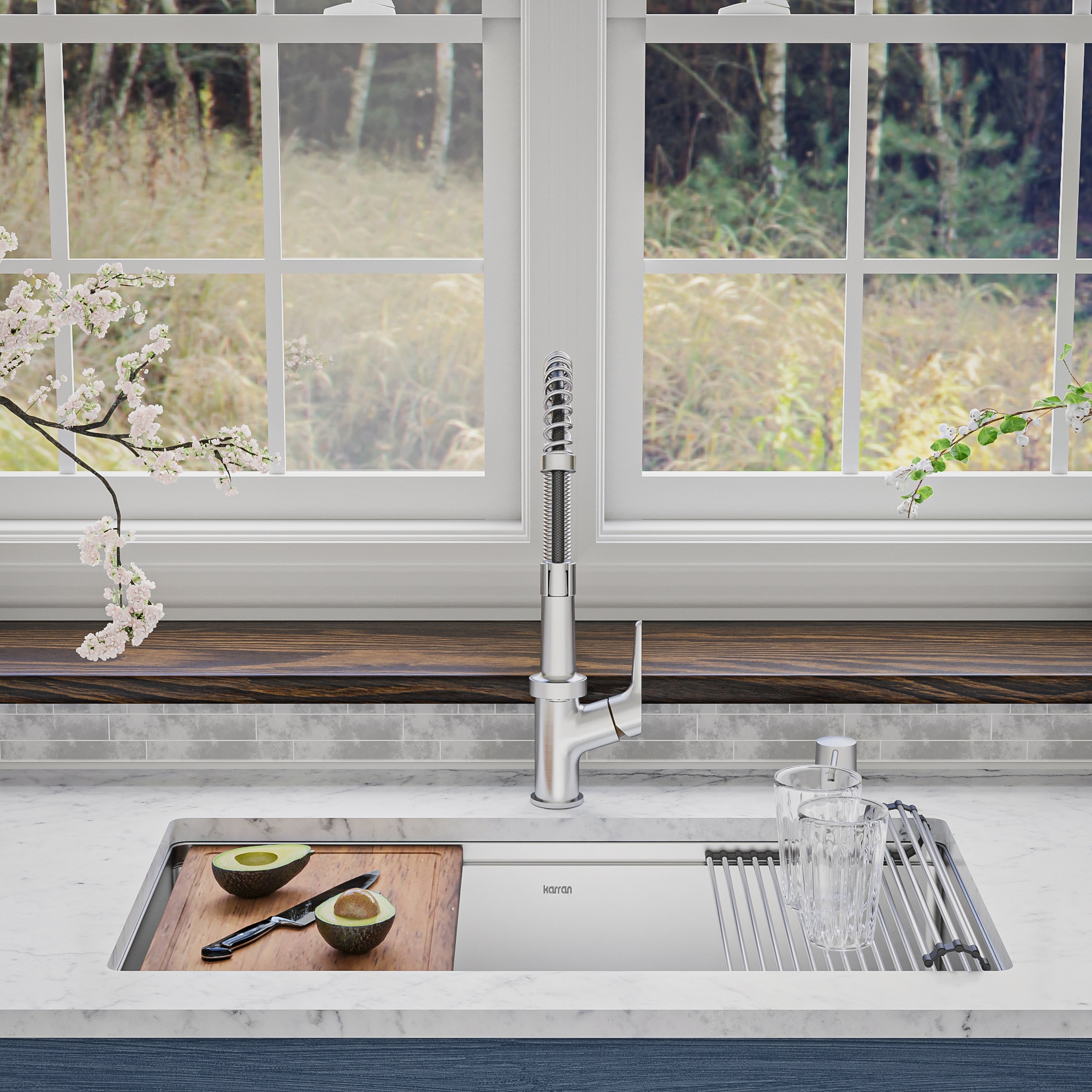 Karran WS-37-PK1 Kitchen-Sinks - View #11